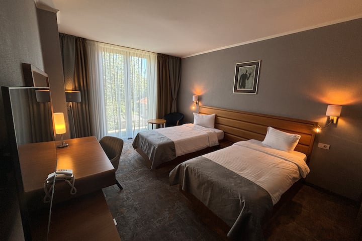 Guest room at the Wyndham Cluj in Cluj-Napoca, Other than US/Canada