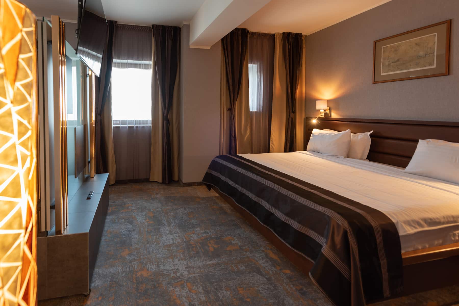 Guest room at the Wyndham Cluj in Cluj-Napoca, Other than US/Canada