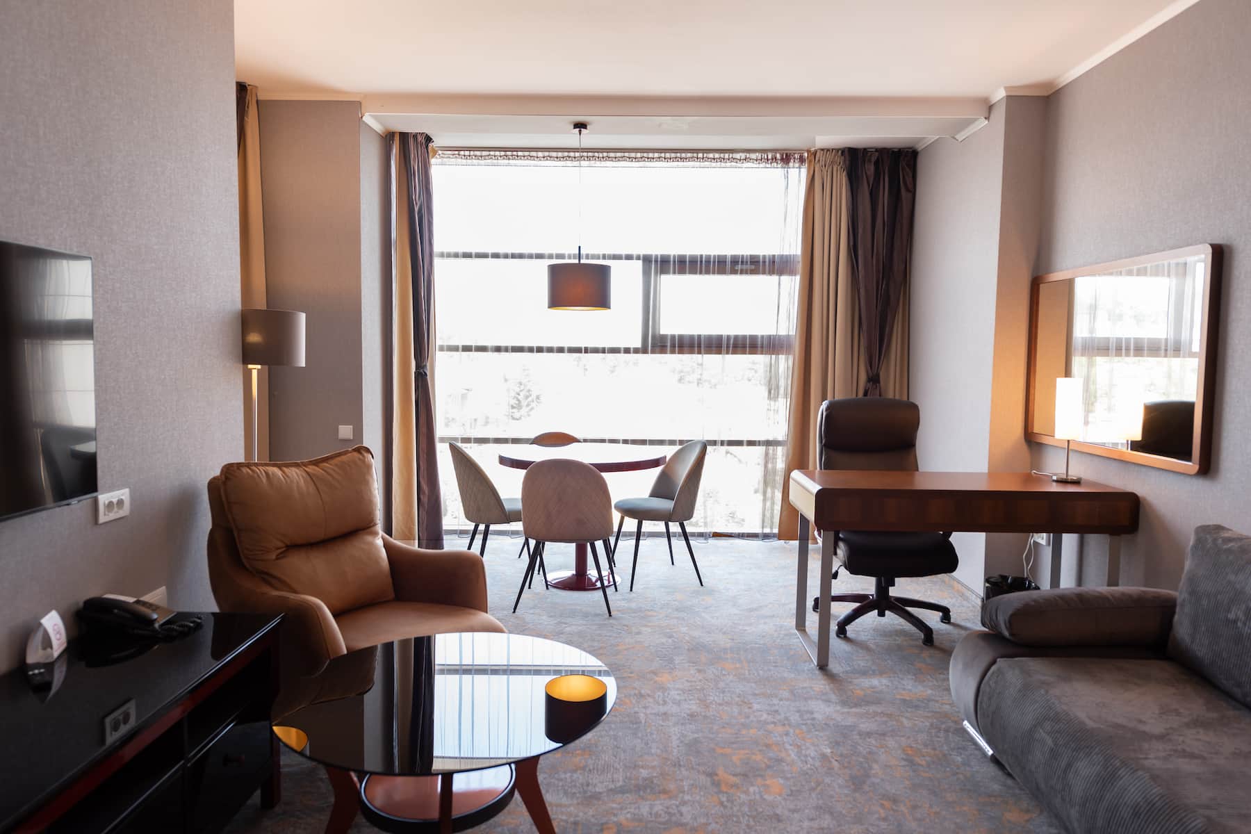 Guest room at the Wyndham Cluj in Cluj-Napoca, Other than US/Canada