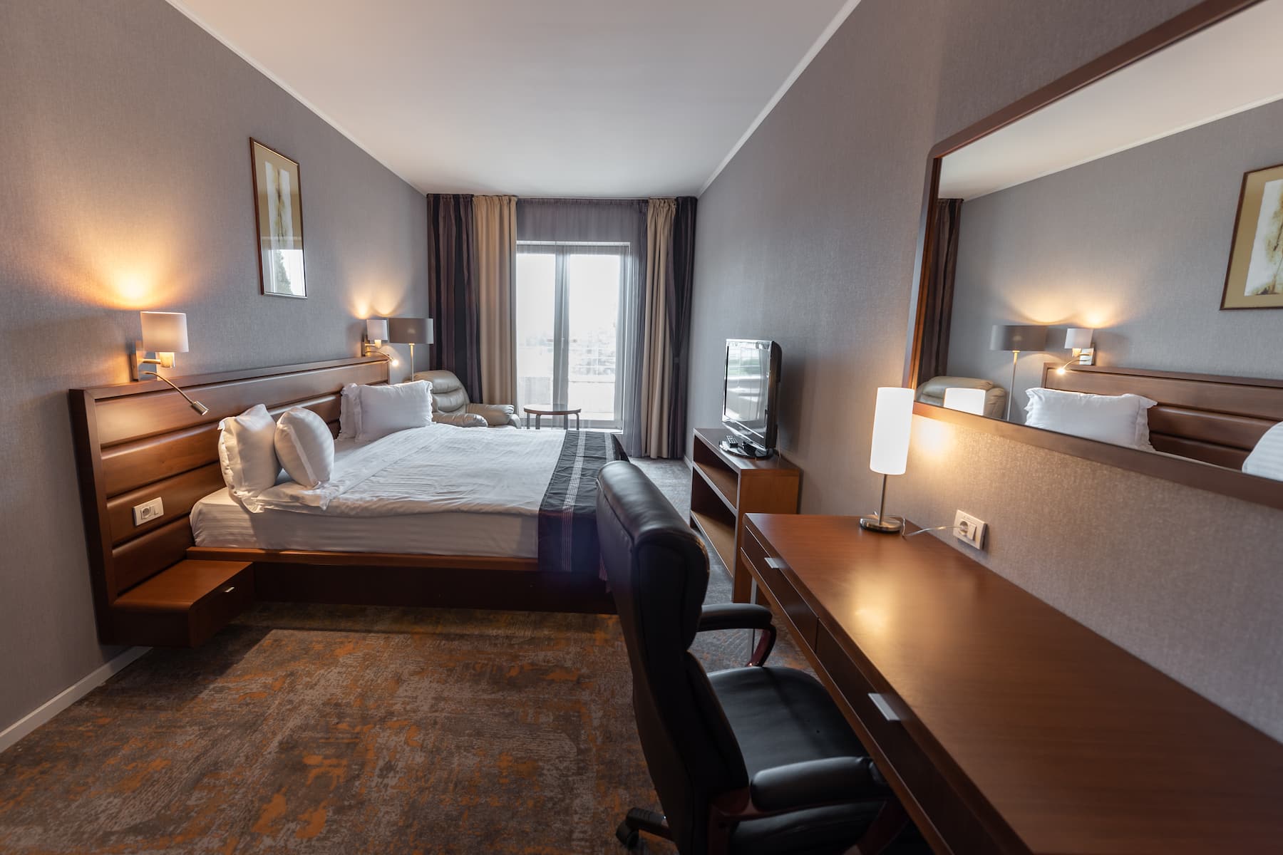 Guest room at the Wyndham Cluj in Cluj-Napoca, Other than US/Canada