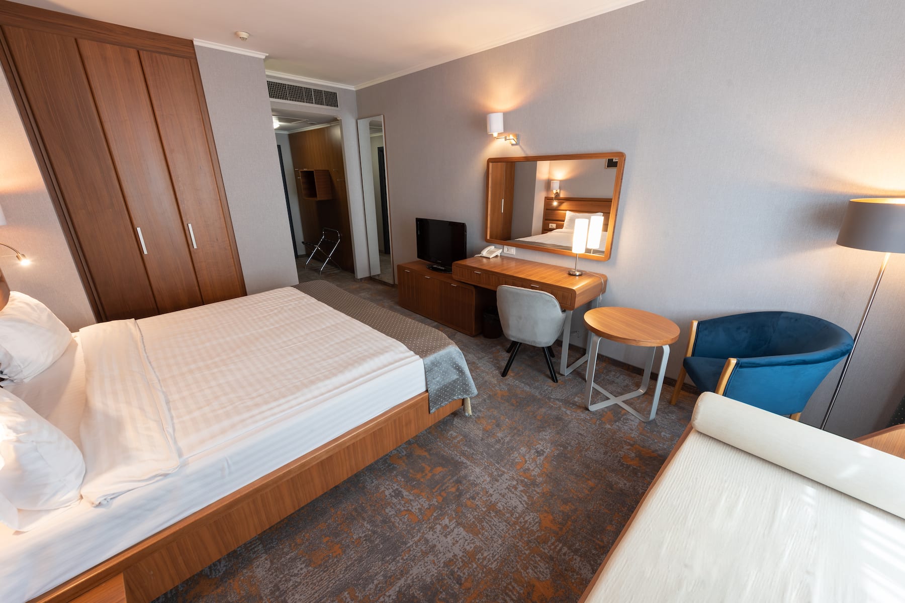 Guest room at the Wyndham Cluj in Cluj-Napoca, Other than US/Canada