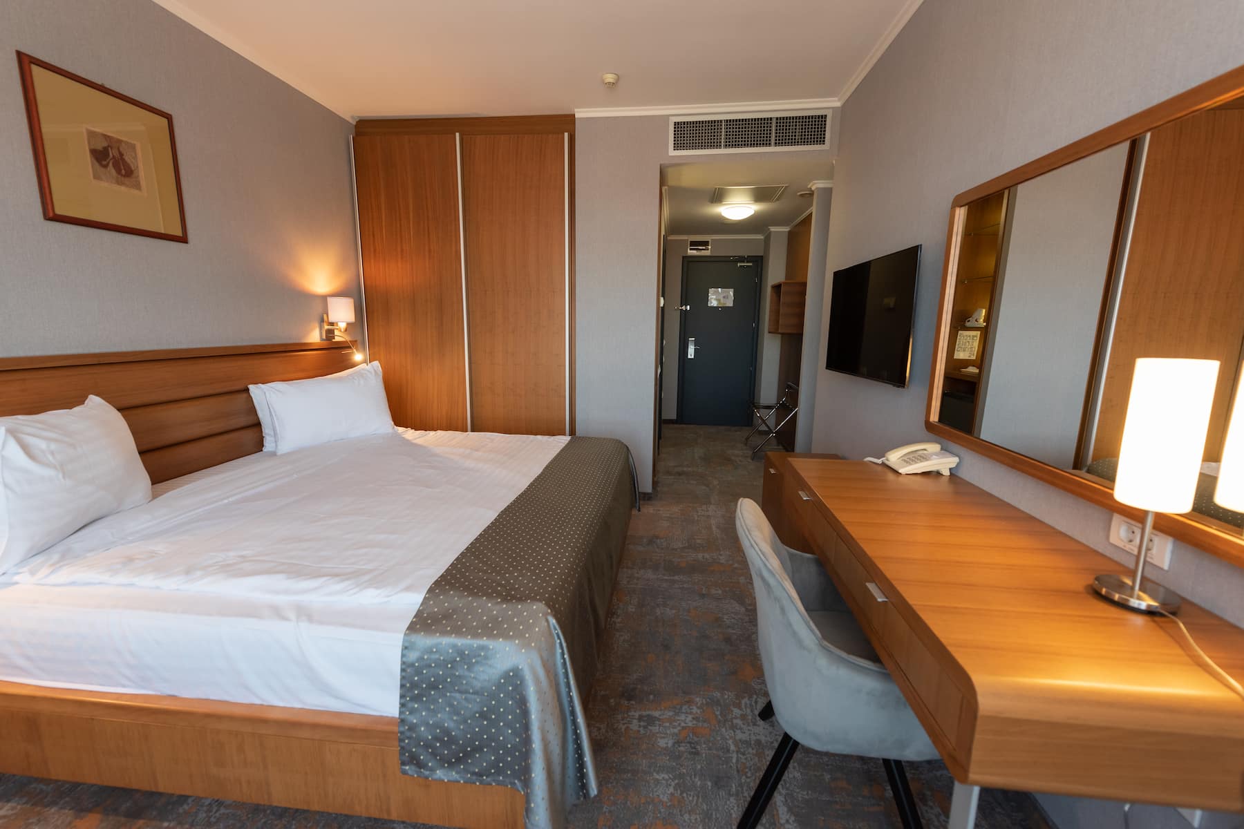 Guest room at the Wyndham Cluj in Cluj-Napoca, Other than US/Canada