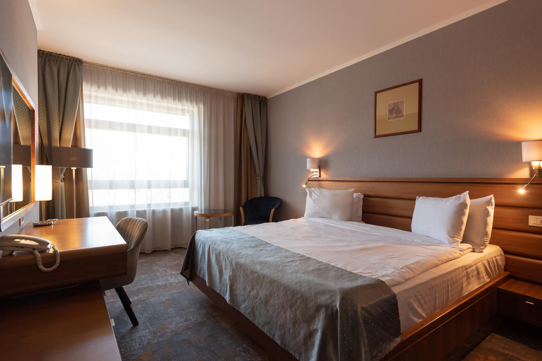 Guest room at the Wyndham Cluj in Cluj-Napoca, Other than US/Canada
