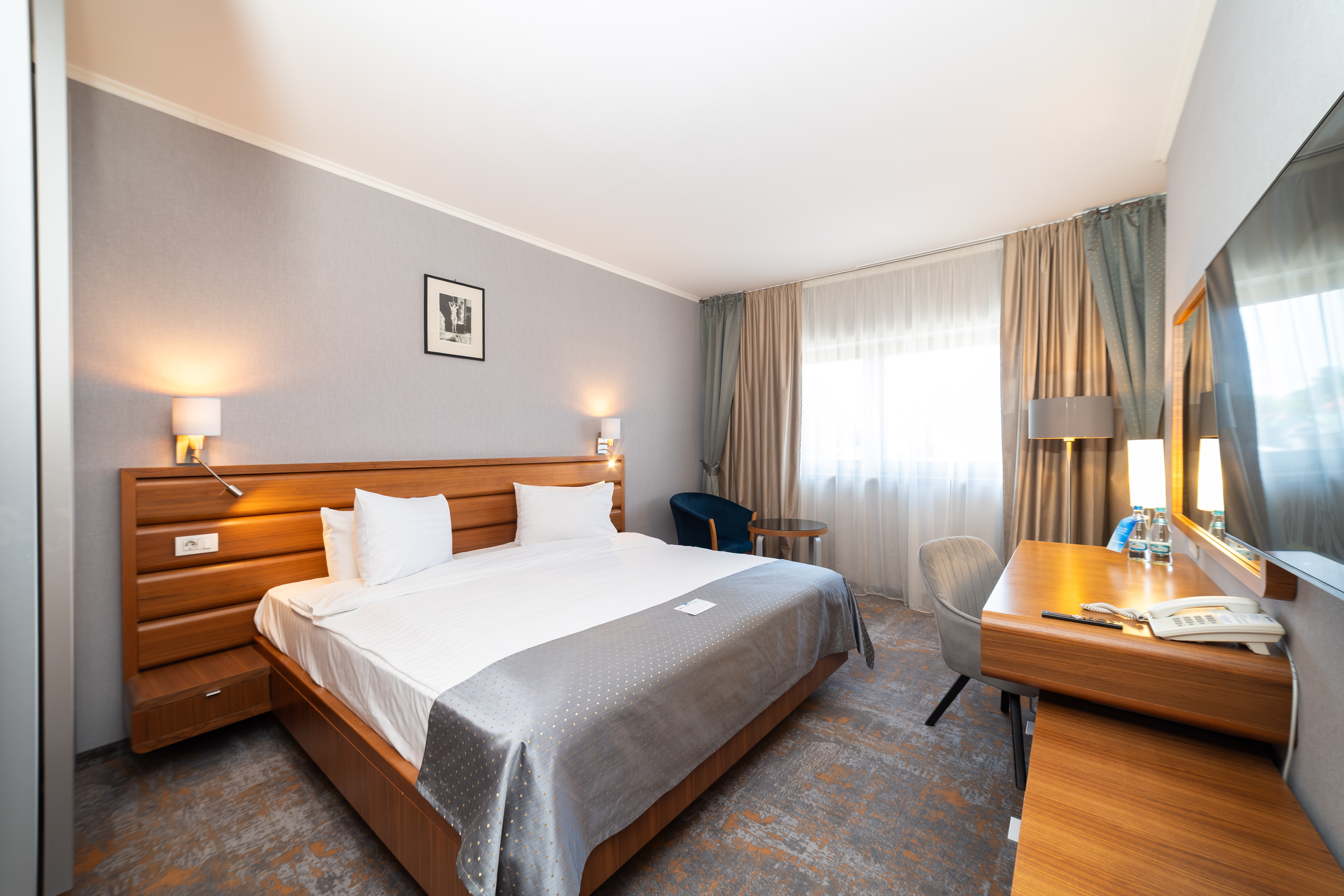 Guest room at the Wyndham Cluj in Cluj-Napoca, Other than US/Canada