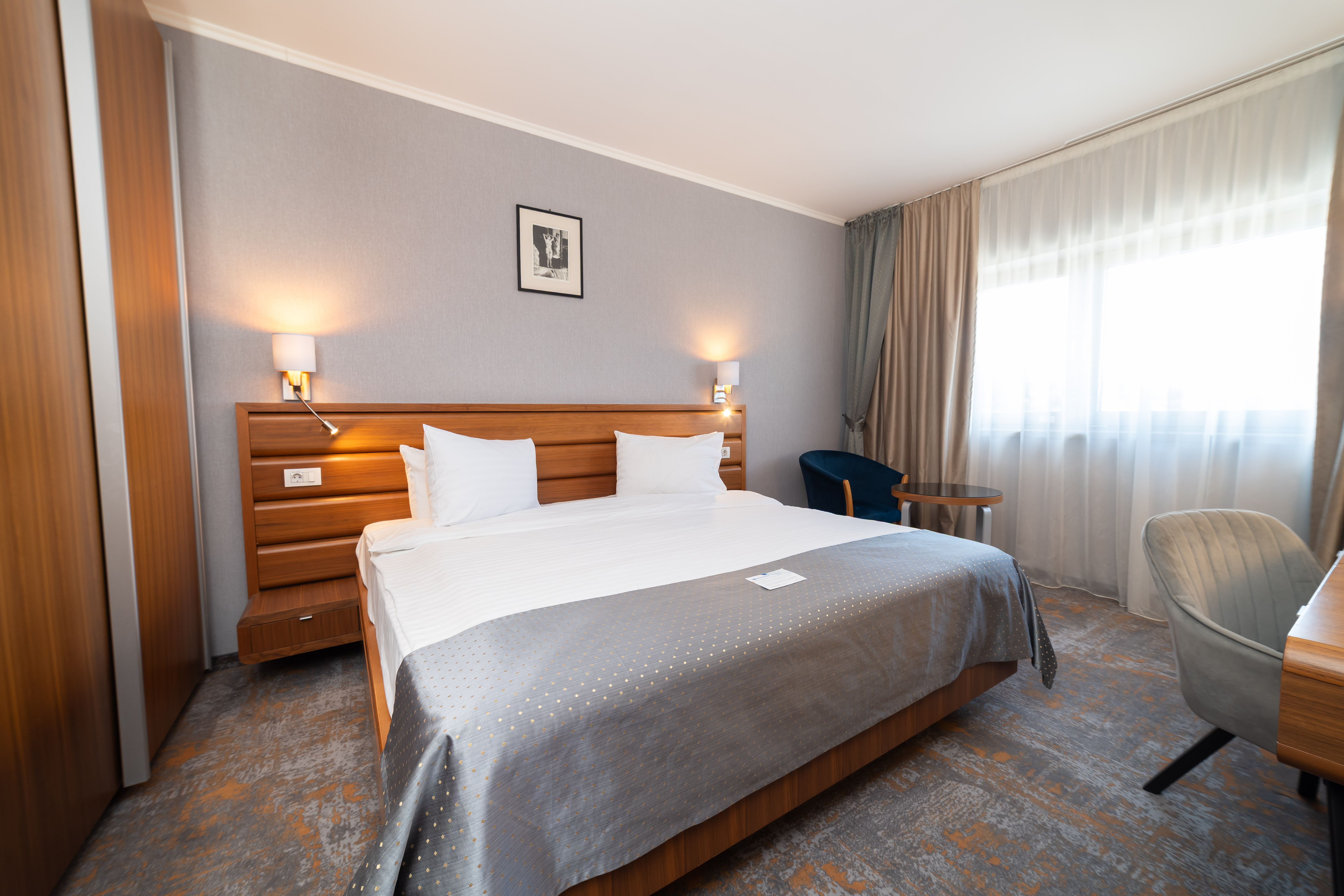 Guest room at the Wyndham Cluj in Cluj-Napoca, Other than US/Canada