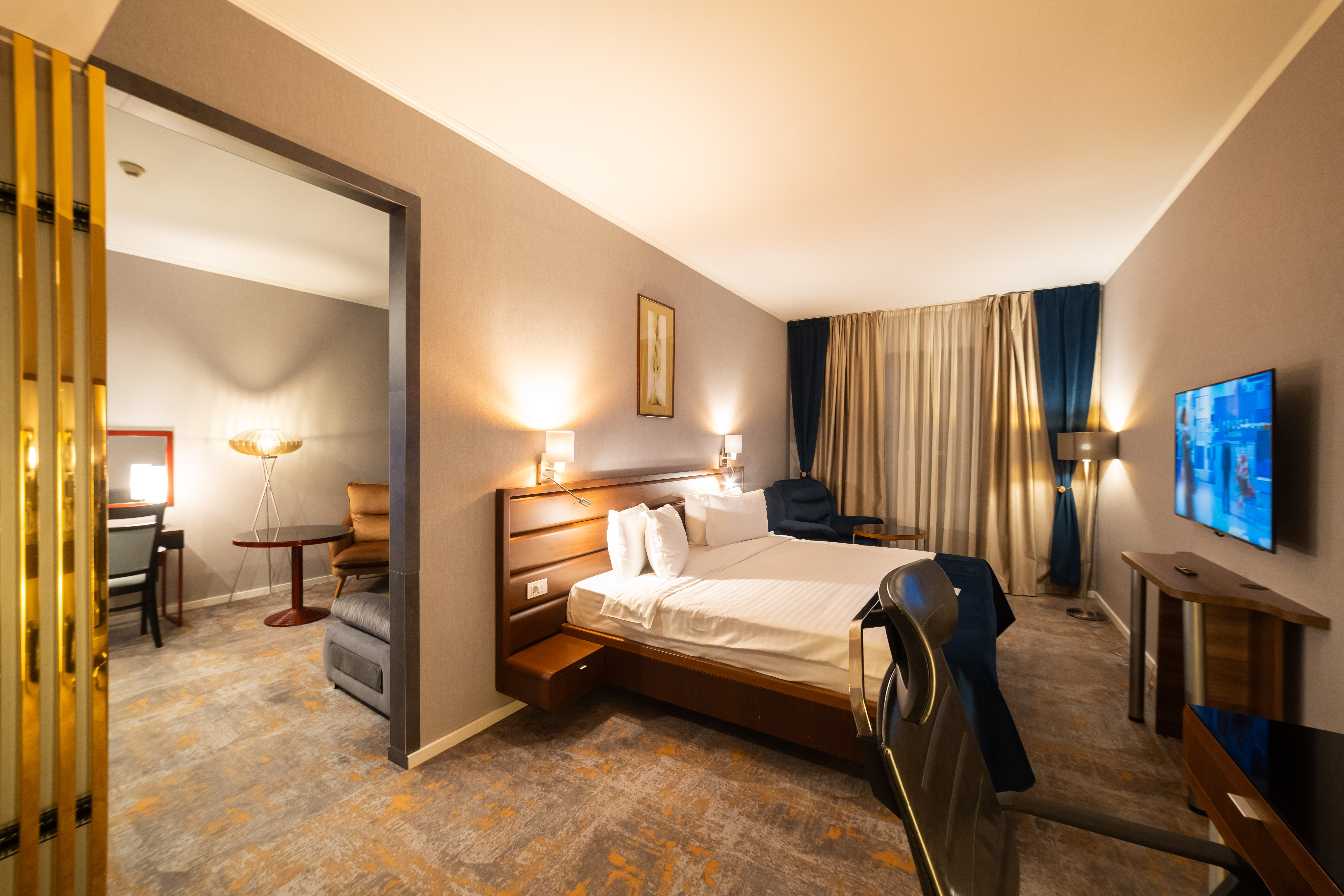 Guest room at the Wyndham Cluj in Cluj-Napoca, Other than US/Canada