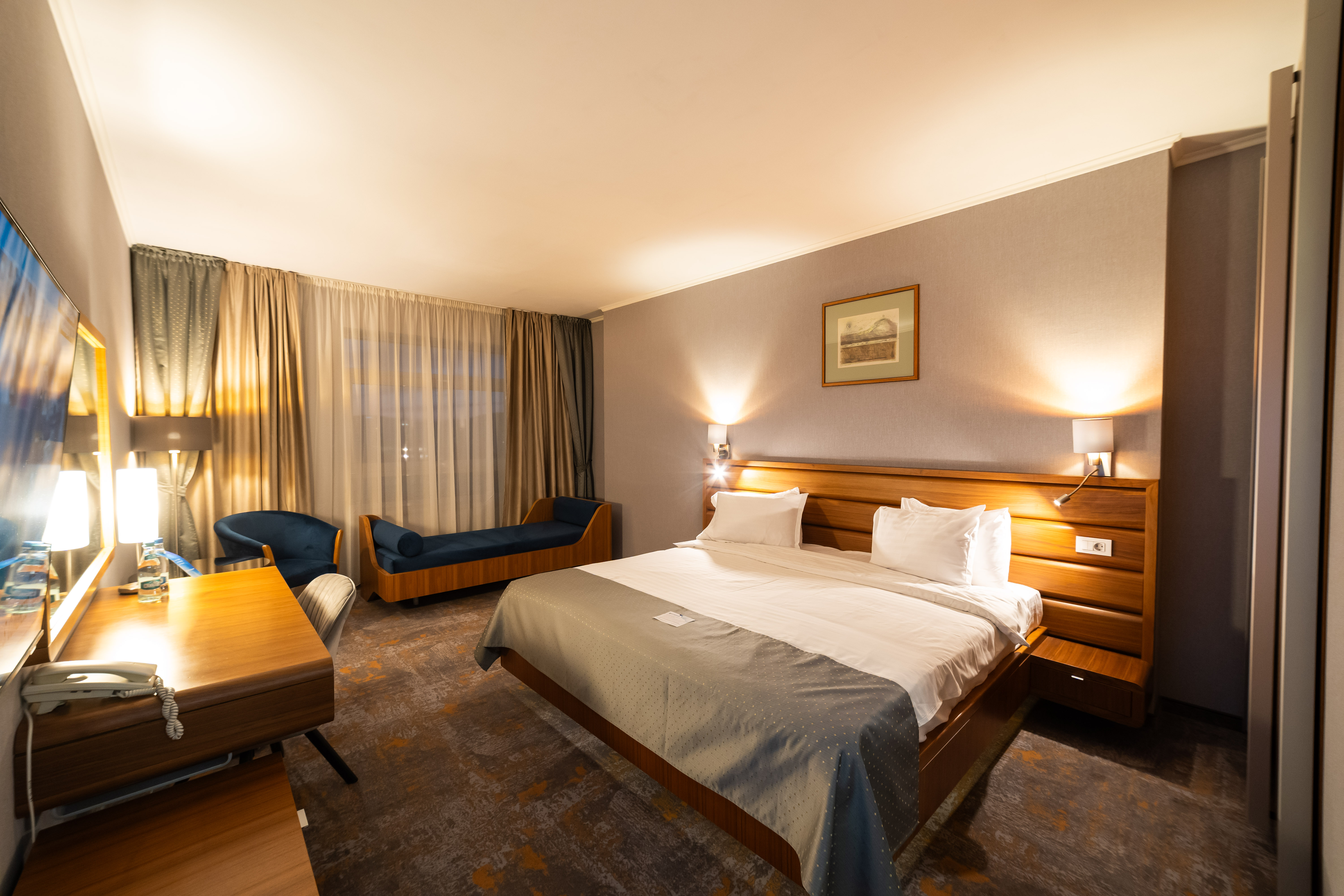 Guest room at the Wyndham Cluj in Cluj-Napoca, Other than US/Canada
