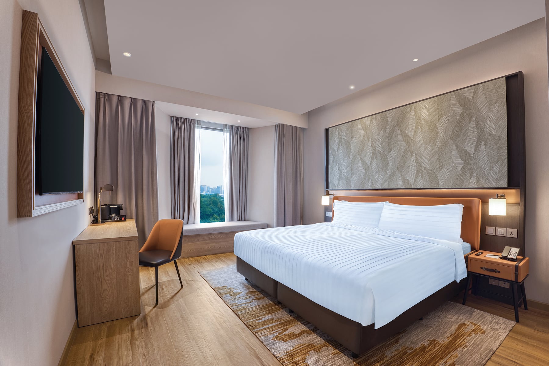 Guest room at the Wyndham Singapore Hotel in Singapore, Other than US/Canada