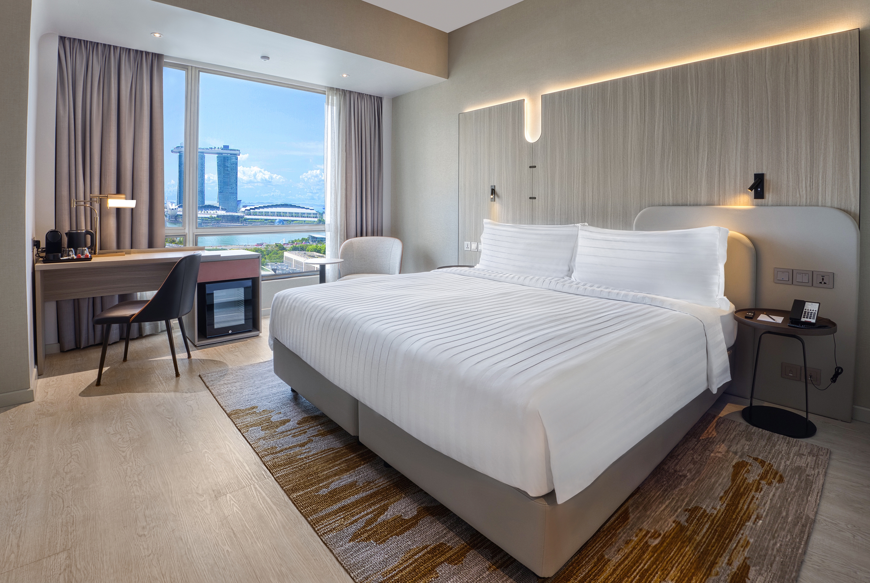 Guest room at the Wyndham Singapore Hotel in Singapore, Other than US/Canada