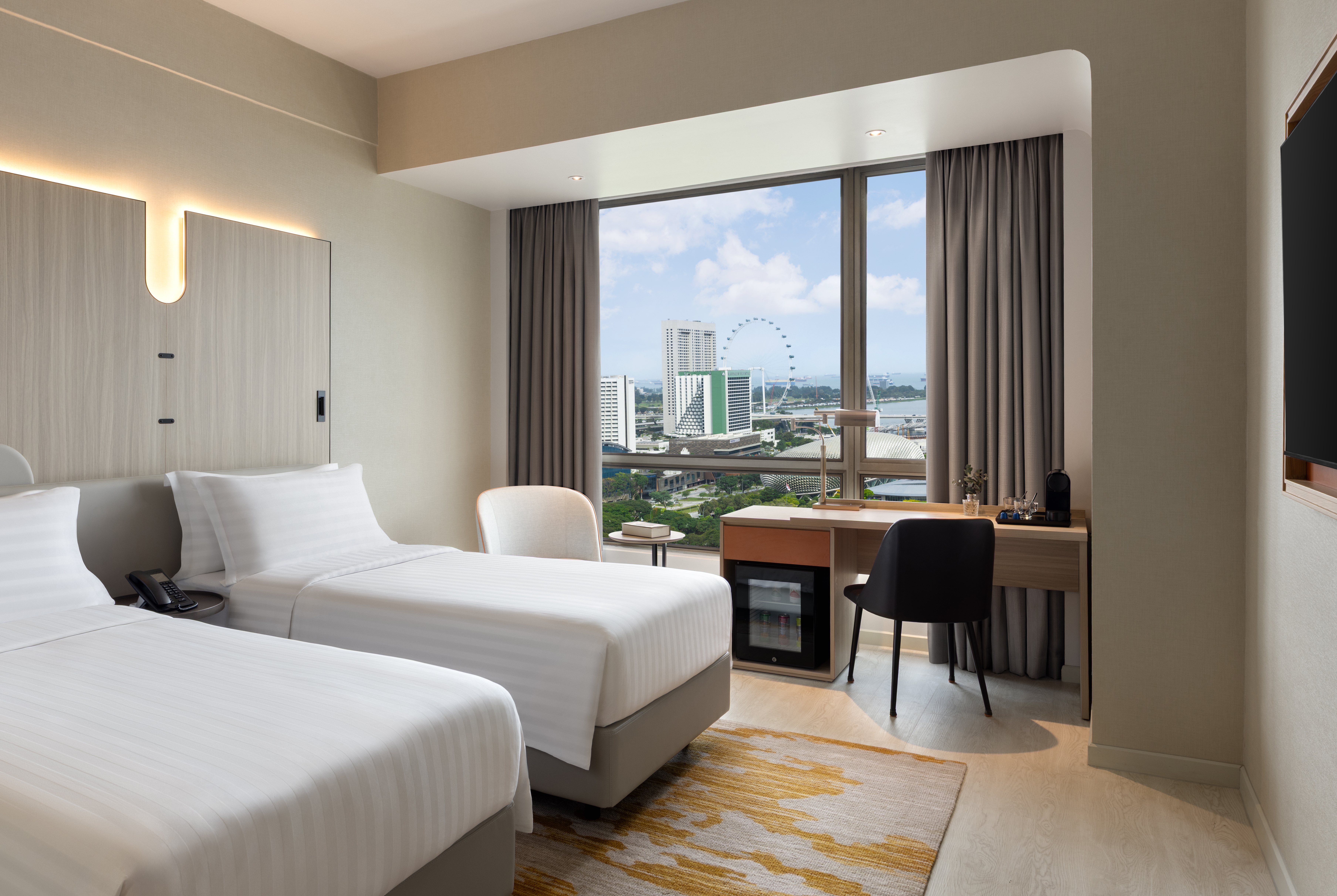 Guest room at the Wyndham Singapore Hotel in Singapore, Other than US/Canada