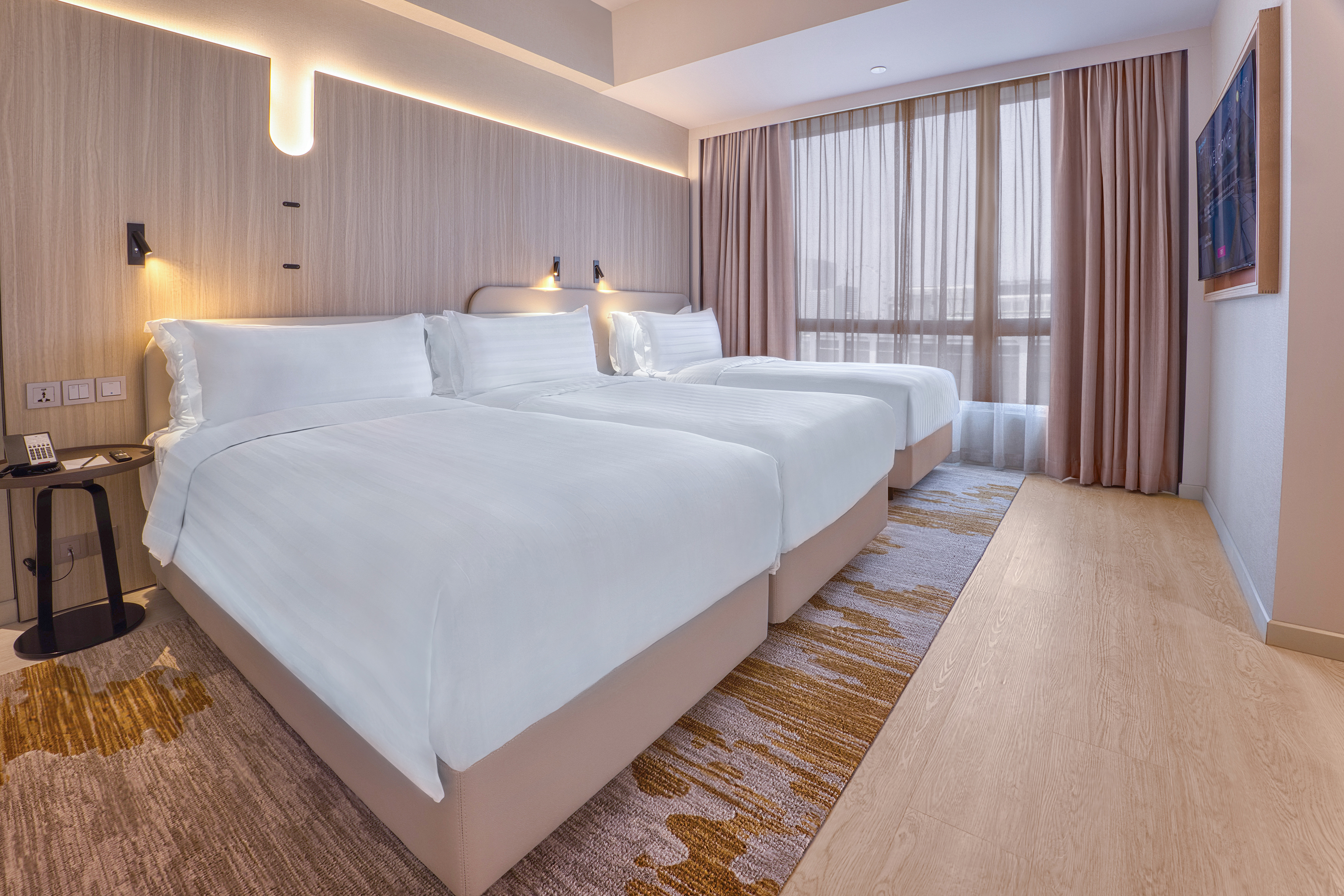 Guest room at the Wyndham Singapore Hotel in Singapore, Other than US/Canada