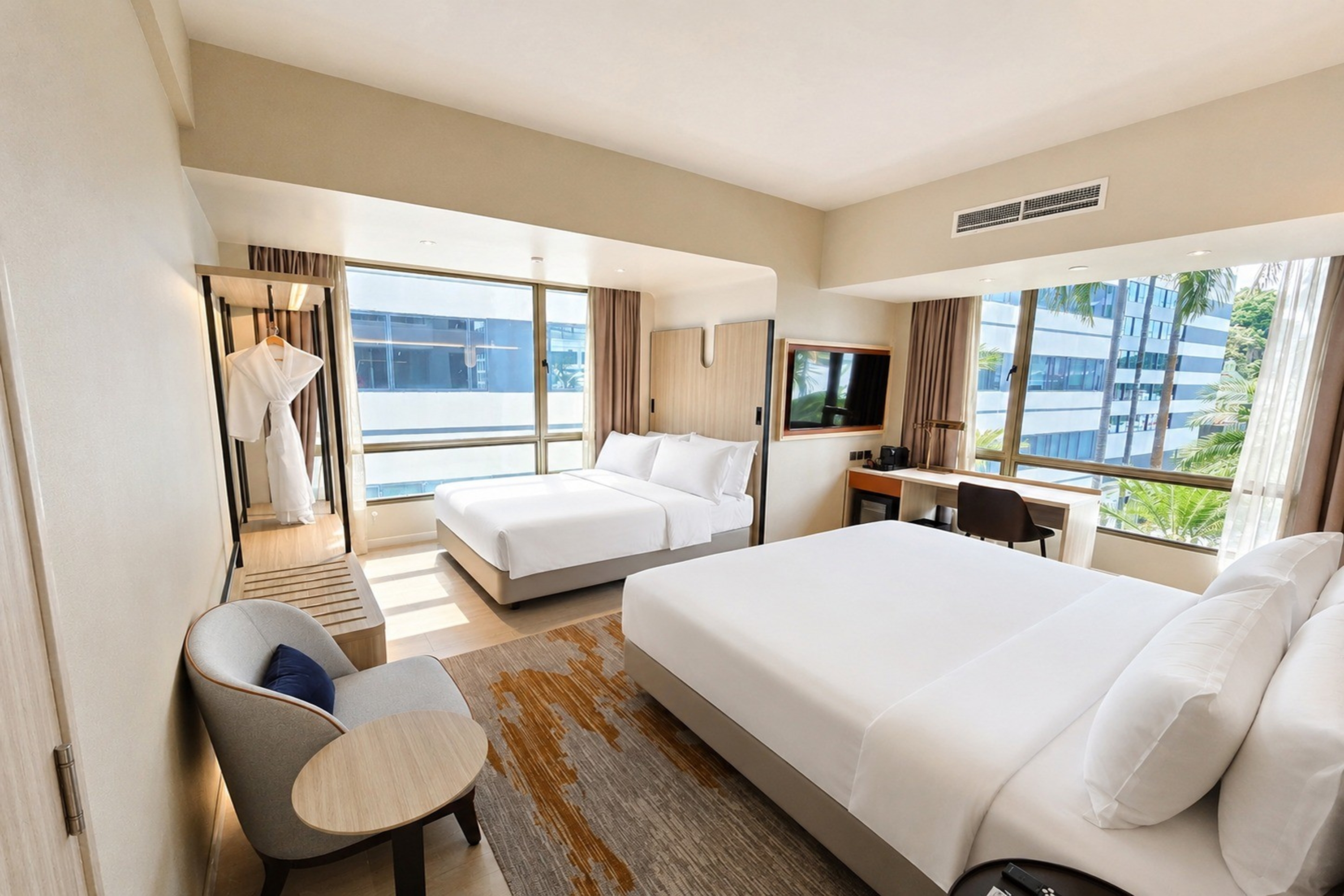 Guest room at the Wyndham Singapore Hotel in Singapore, Other than US/Canada