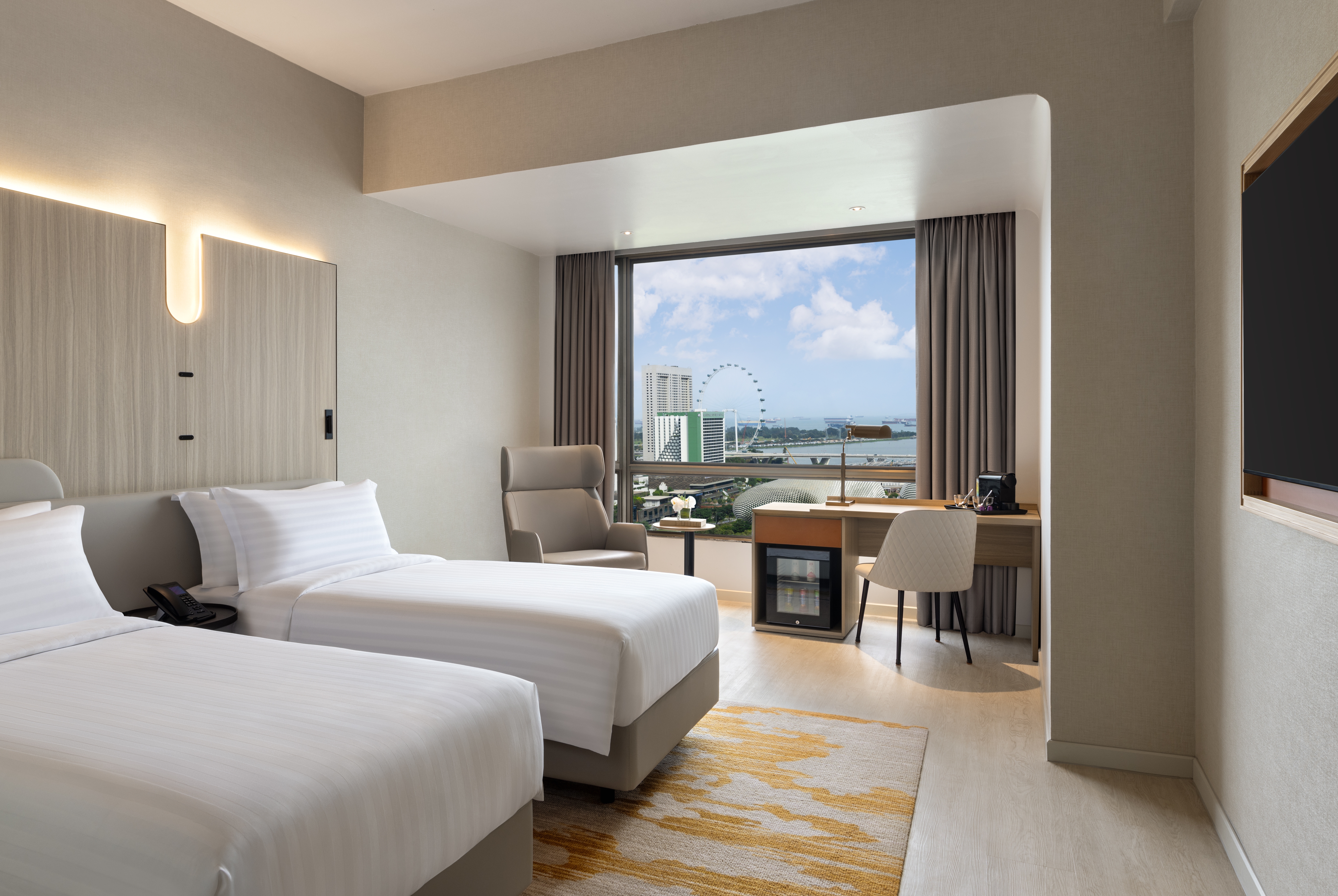 Guest room at the Wyndham Singapore Hotel in Singapore, Other than US/Canada