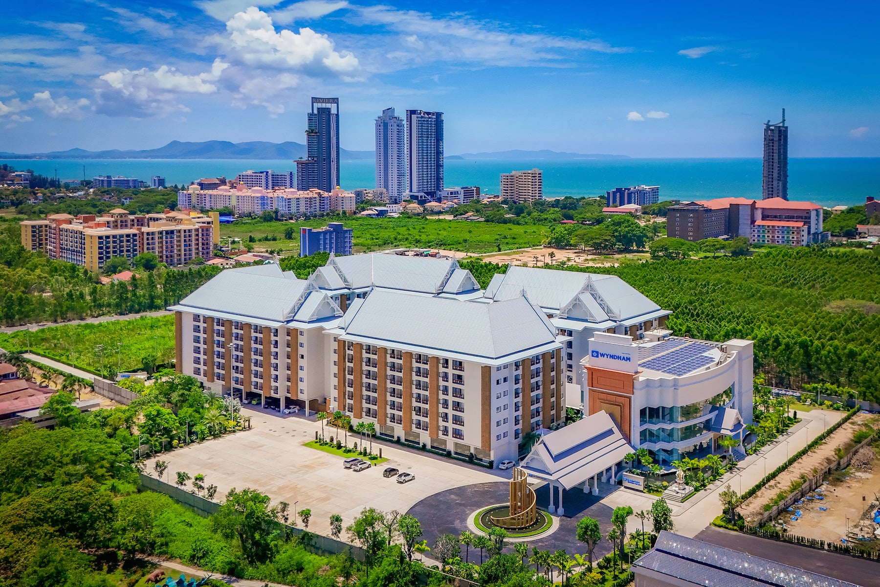 Exterior of Wyndham Jomtien Pattaya hotel in Chonburi, Other than US/Canada
