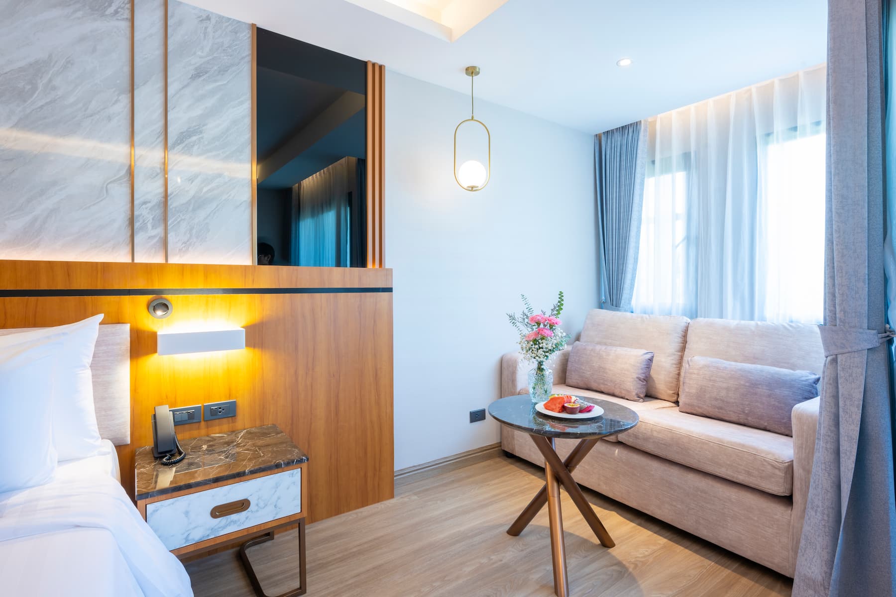Guest room at the Wyndham Jomtien Pattaya in Chonburi, Other than US/Canada