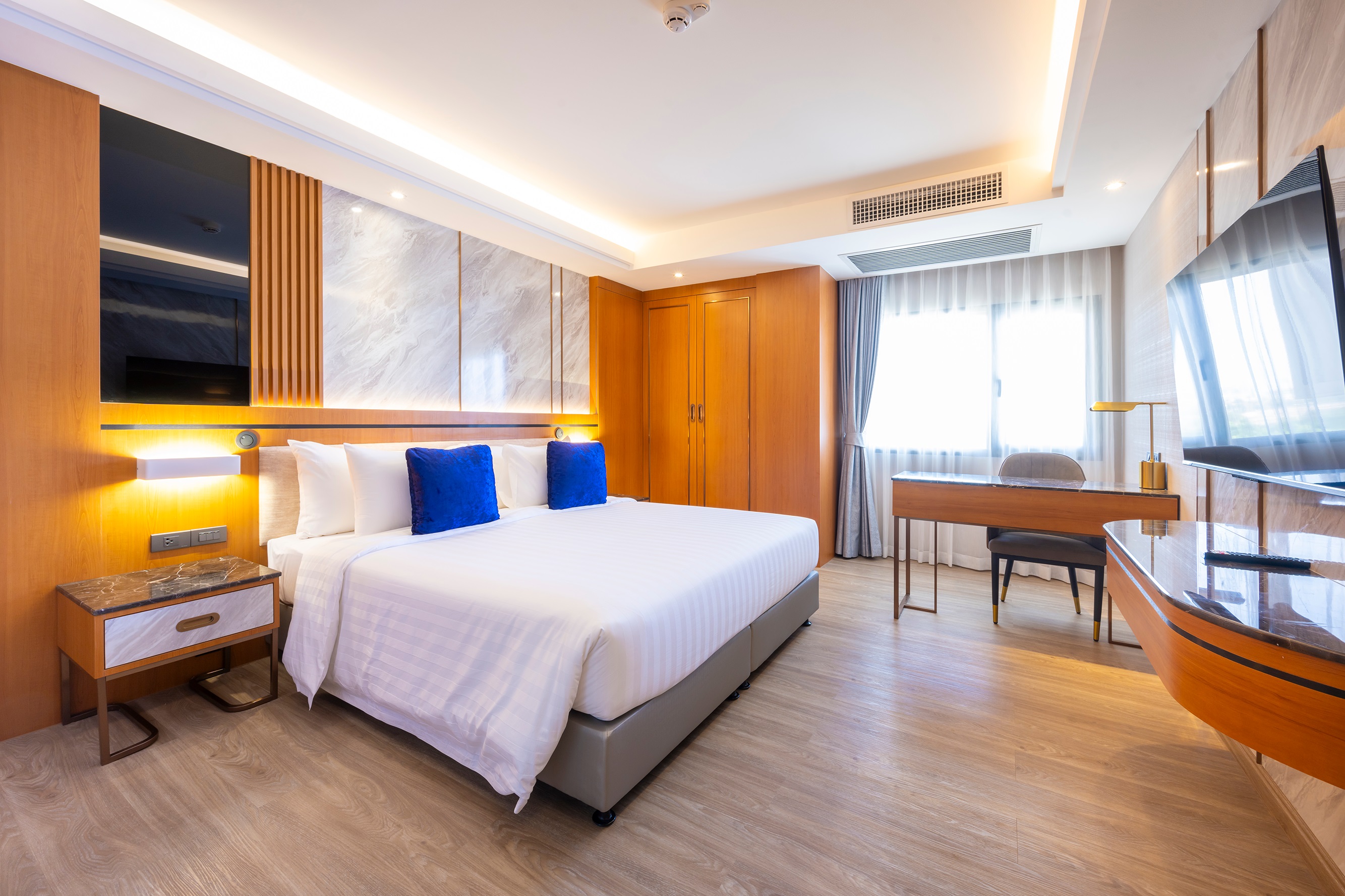 Guest room at the Wyndham Jomtien Pattaya in Chonburi, Other than US/Canada