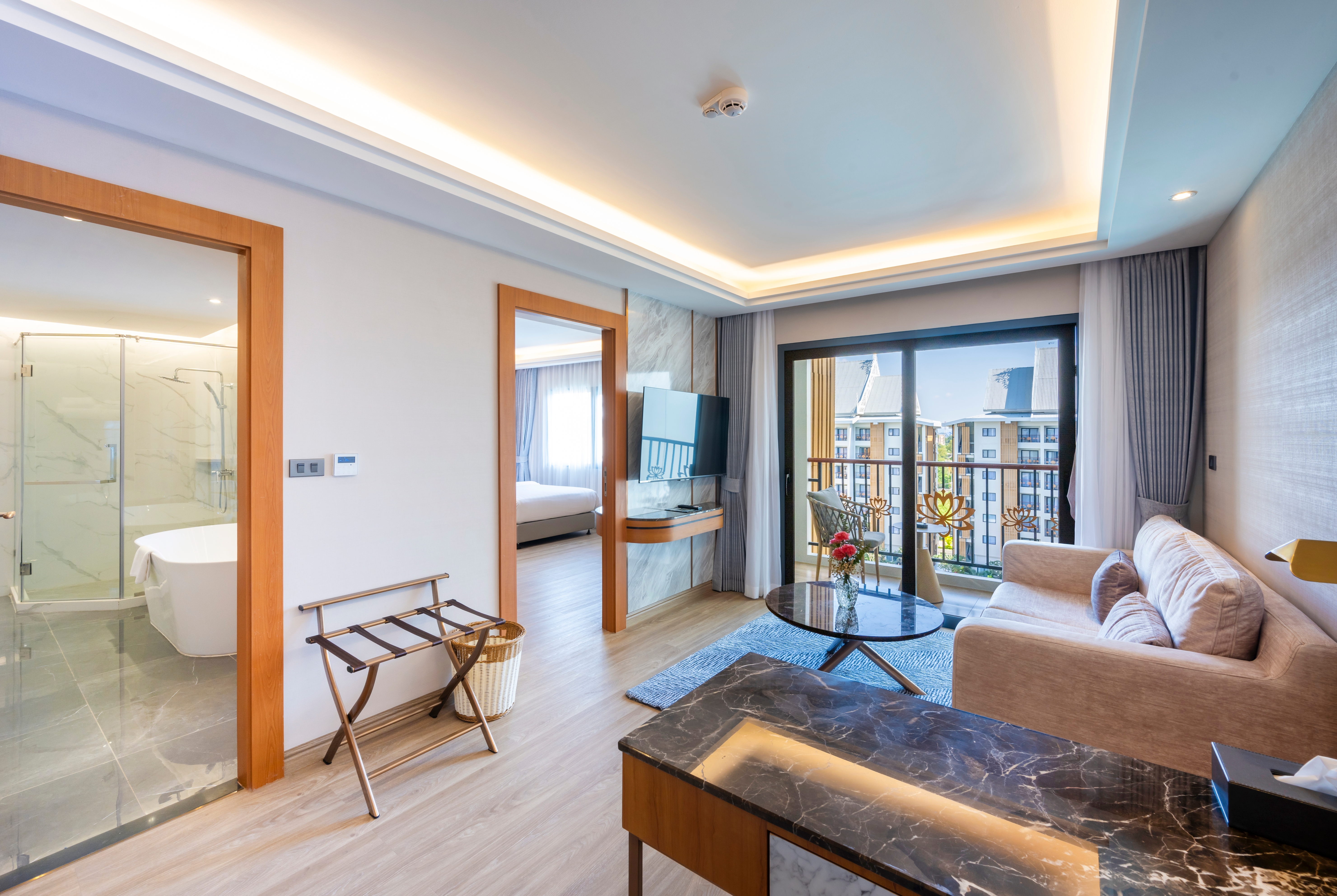 Wyndham Jomtien Pattaya suite living room in Chonburi, Other than US/Canada