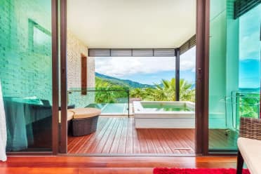 Guest room at the Wyndham Sea Pearl Resort Phuket in Phuket, Other than US/Canada