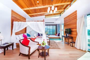 Guest room at the Wyndham Sea Pearl Resort Phuket in Phuket, Other than US/Canada