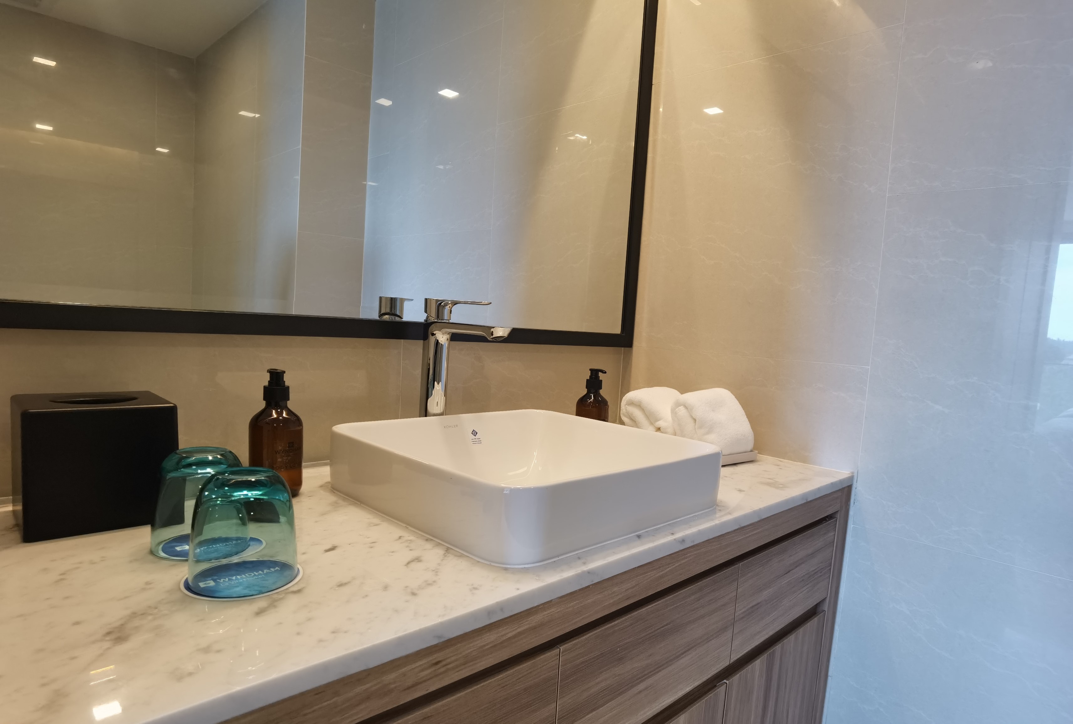 Guest room bath at the Wyndham La Vita Phuket in Phuket, Other than US/Canada