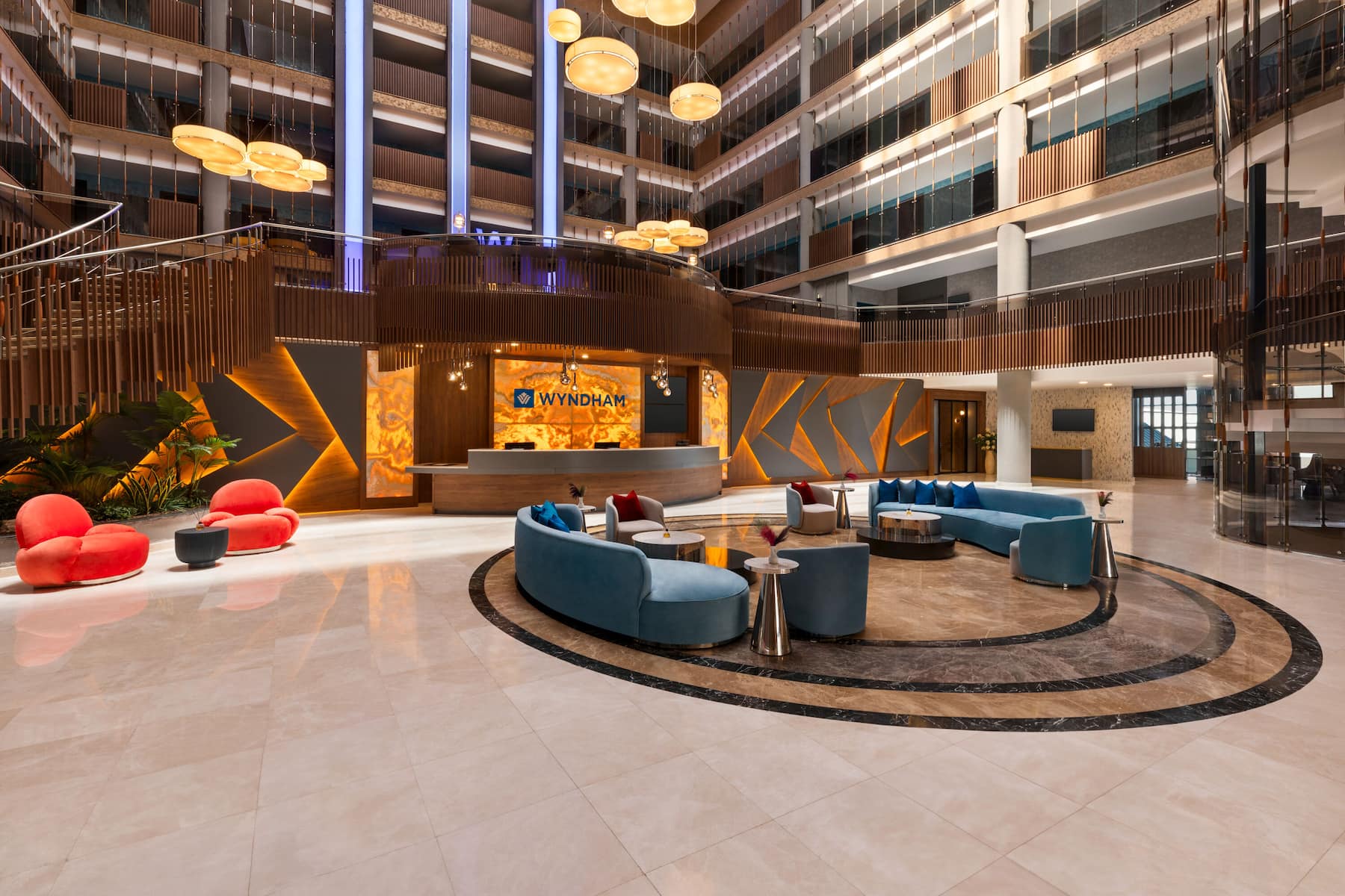 Wyndham Afyonkarahisar Thermal&Spa lobby atrium in Afyonkarahisar, Other than US/Canada