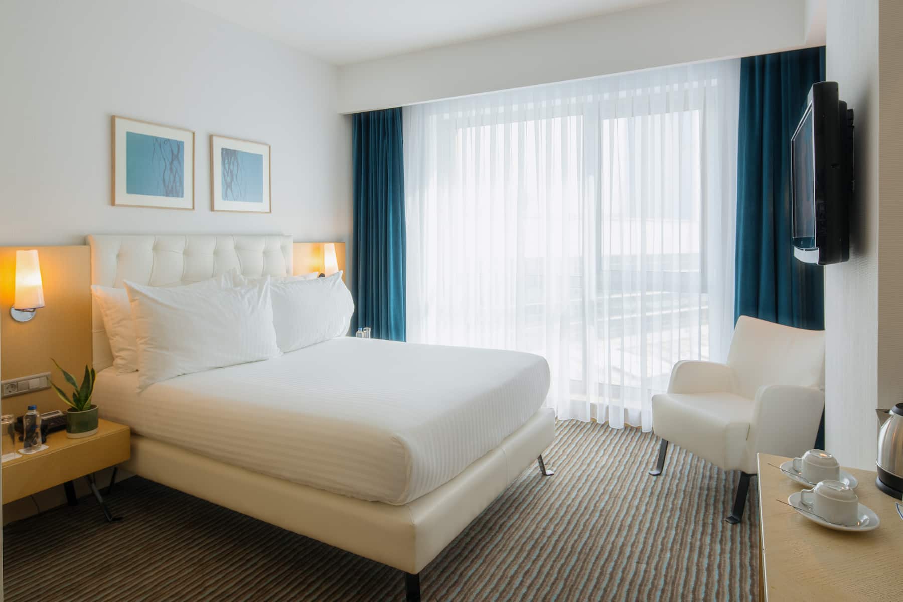 Guest room at the Wyndham Ankara in Ankara, Other than US/Canada