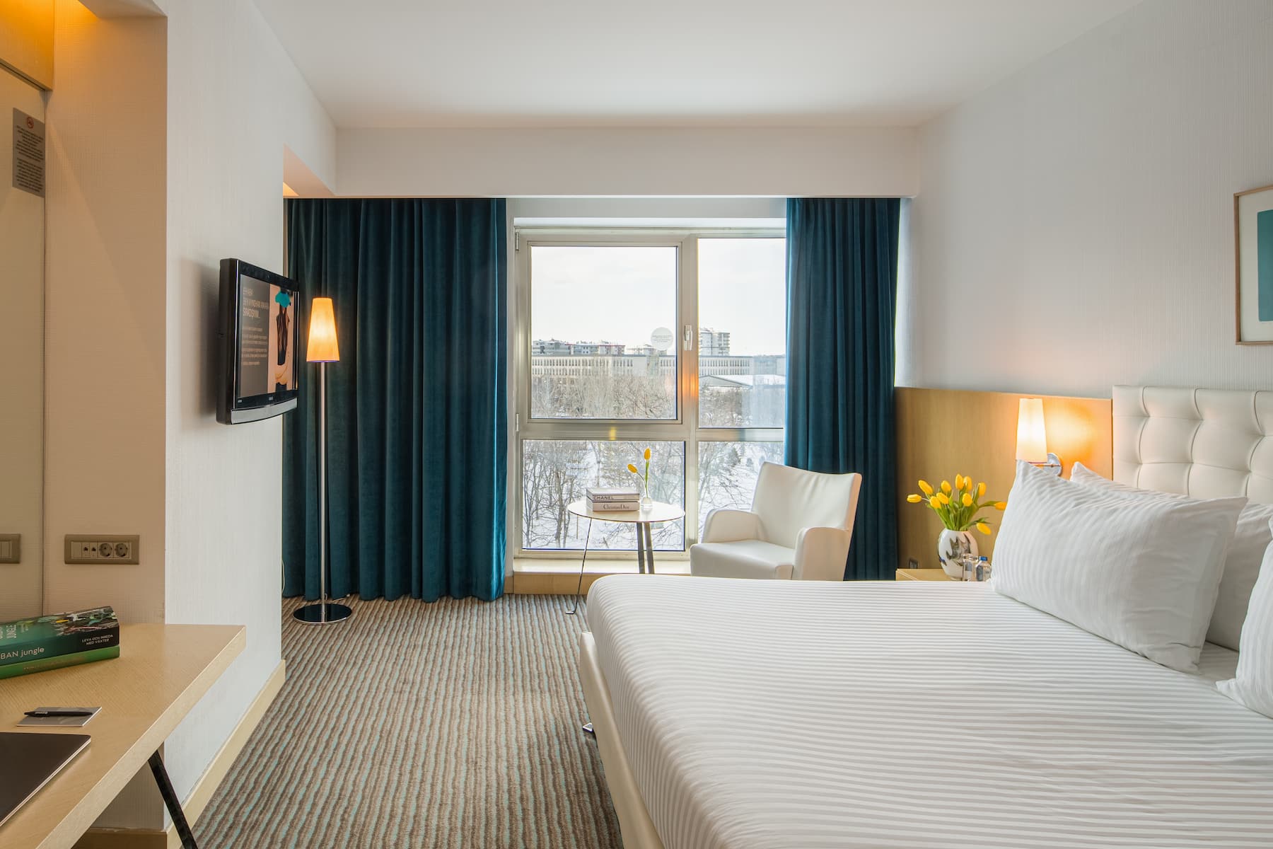 Guest room at the Wyndham Ankara in Ankara, Other than US/Canada
