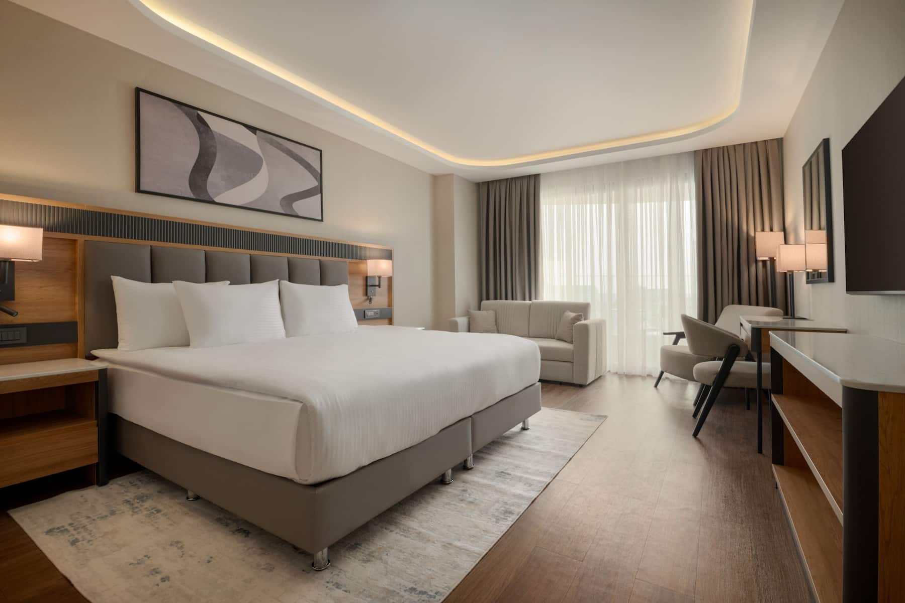 Guest room at the Wyndham Alanya in Antalya, Other than US/Canada
