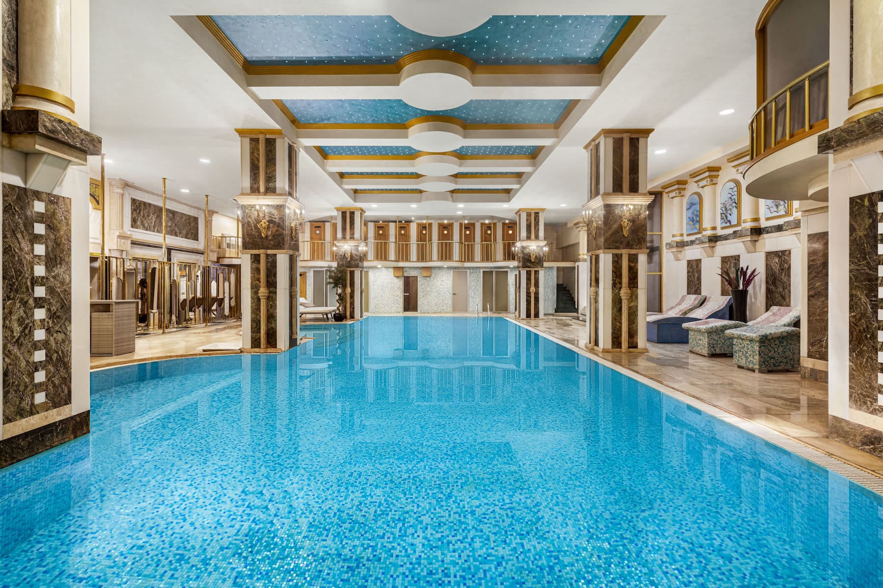 Indoor pool at the Wyndham Istanbul Old City in Istanbul, Other than US/Canada