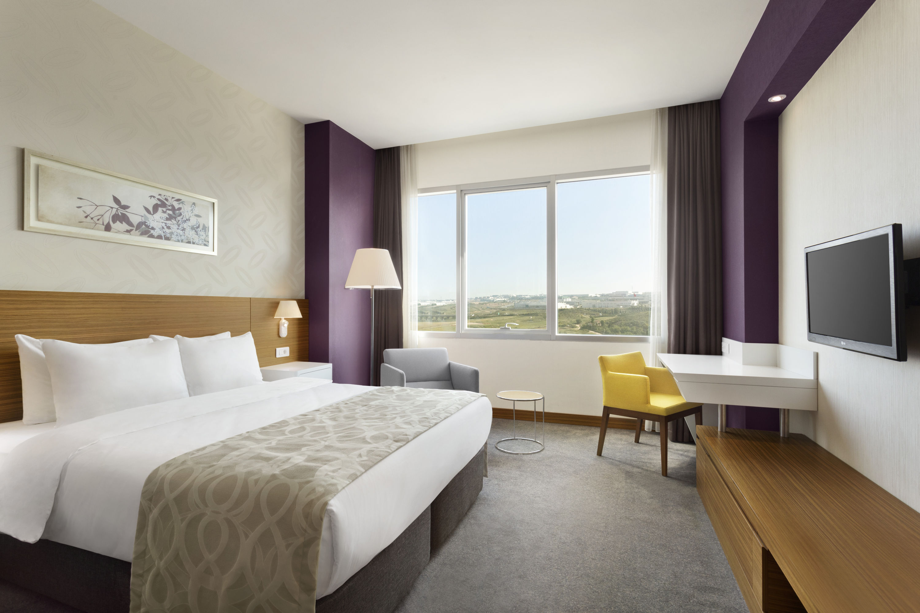 Guest room at the Wyndham Istanbul Asia Airport in Kocaeli, Other than US/Canada
