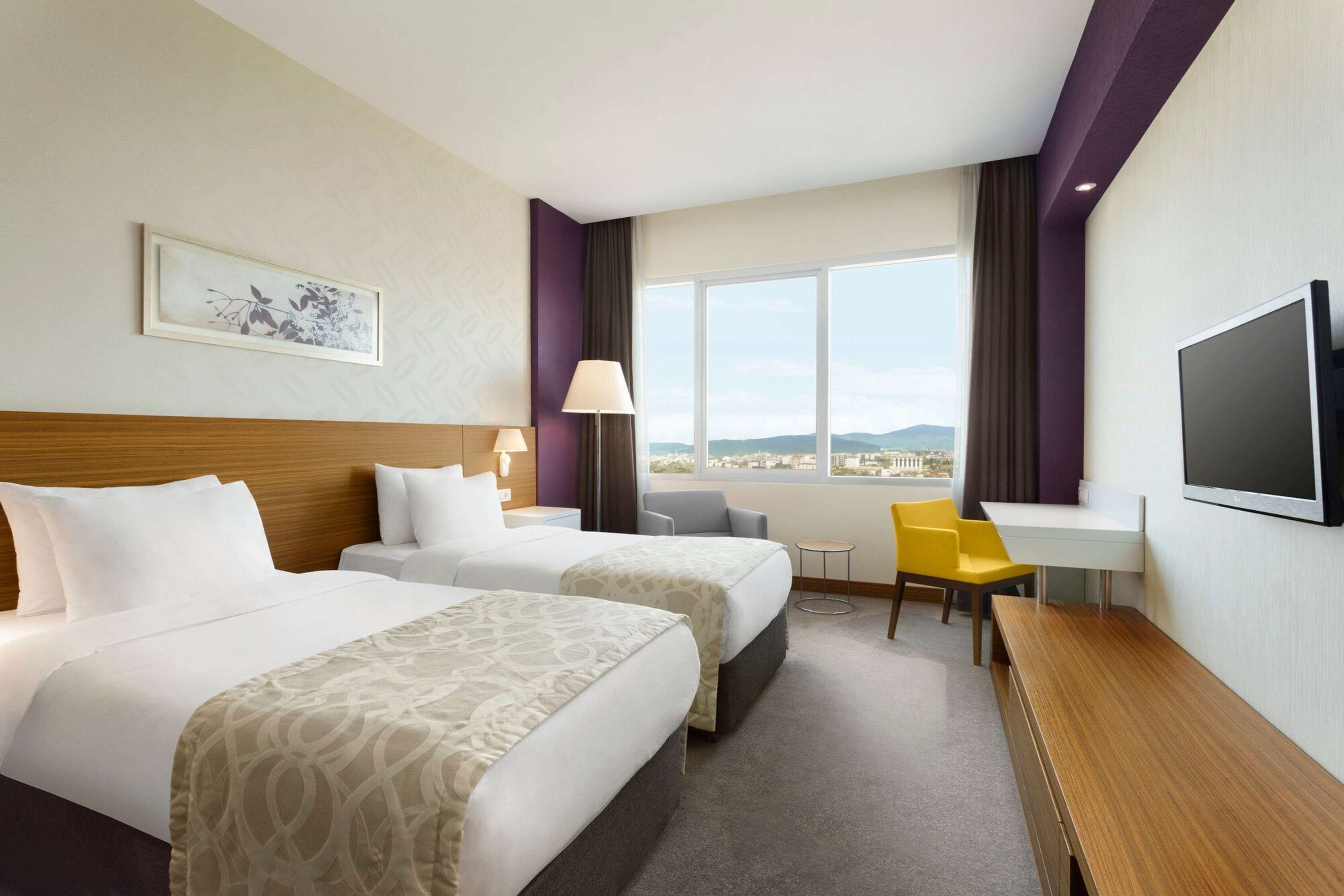 Guest room at the Wyndham Istanbul Asia Airport in Kocaeli, Other than US/Canada