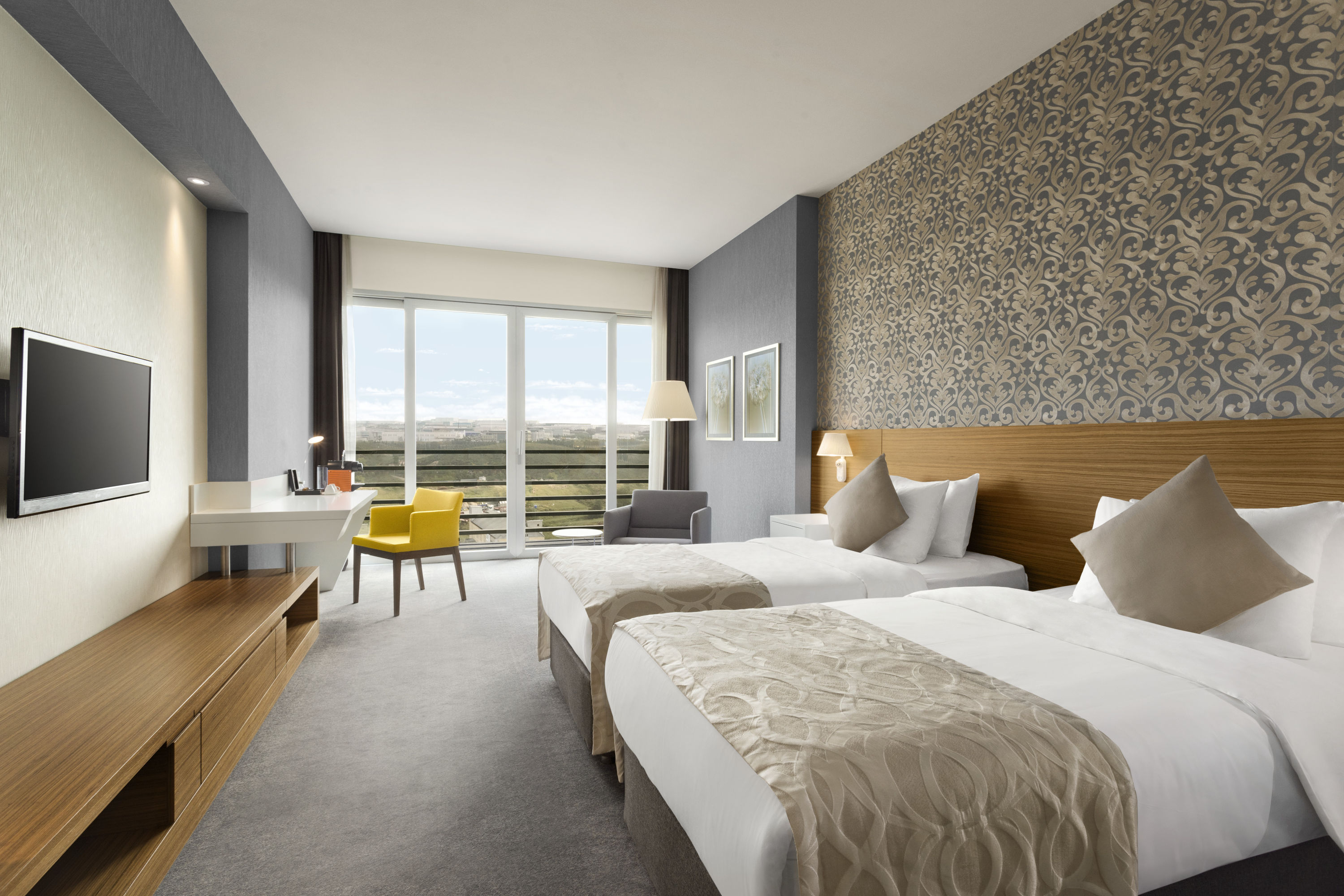 Guest room at the Wyndham Istanbul Asia Airport in Kocaeli, Other than US/Canada