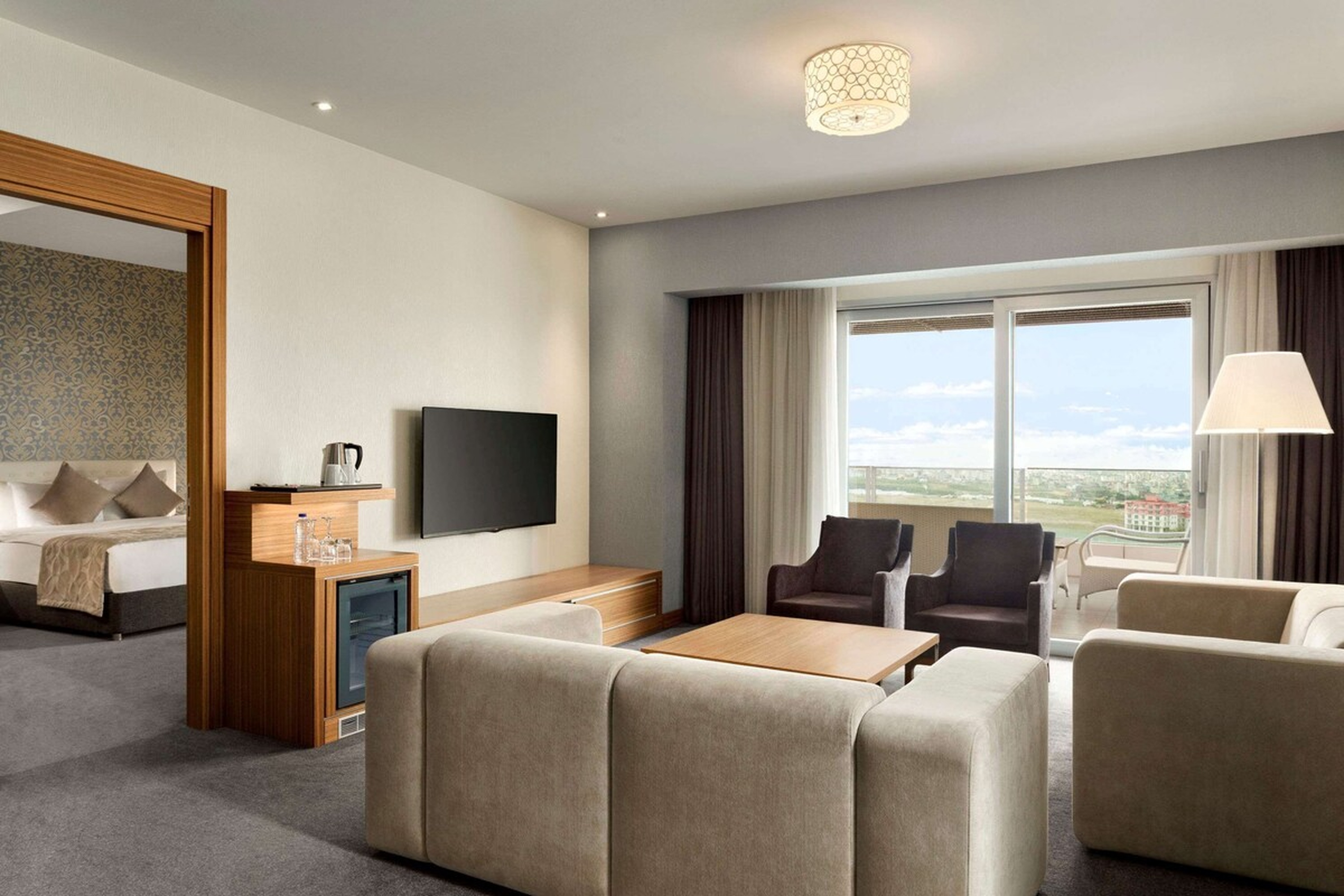 Guest room at the Wyndham Istanbul Asia Airport in Kocaeli, Other than US/Canada