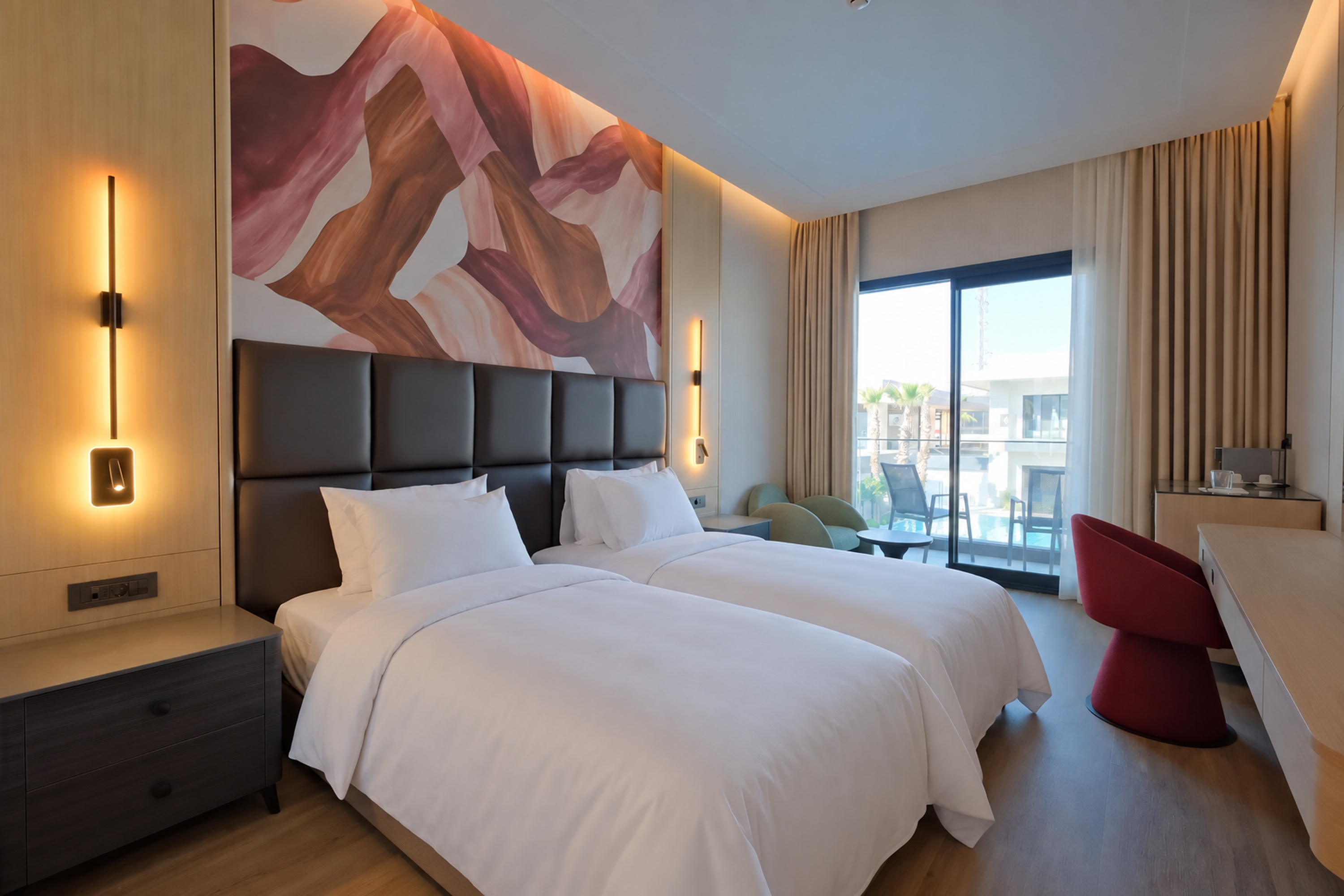 Guest room at the Wyndham Bodrum City Center in Mugla, Other than US/Canada