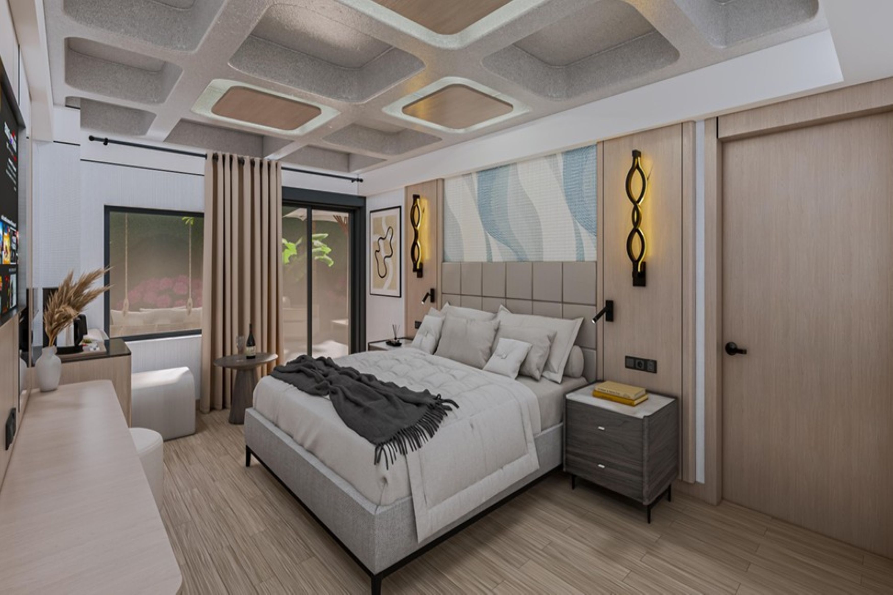 Guest room at the Wyndham Bodrum City Center in Mugla, Other than US/Canada