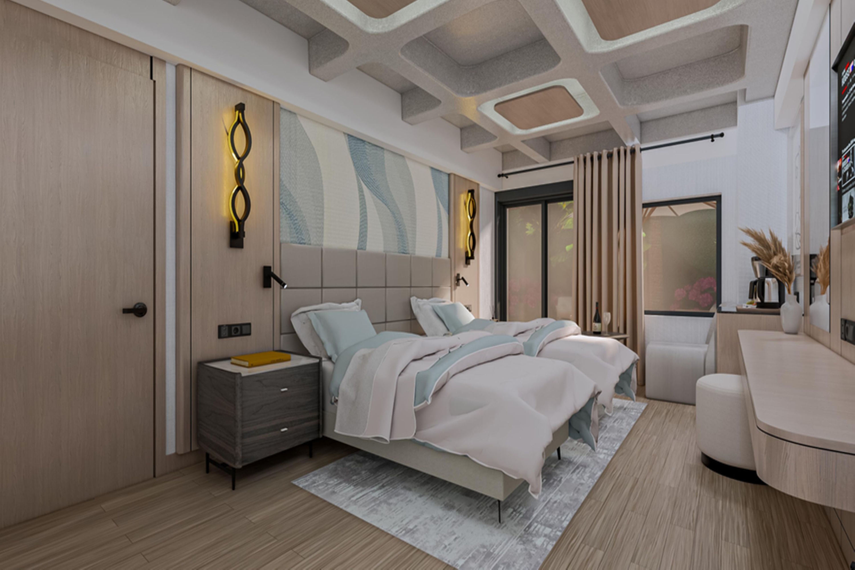 Guest room at the Wyndham Bodrum City Center in Mugla, Other than US/Canada