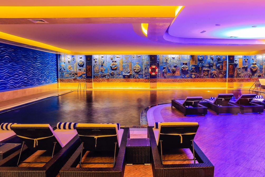 Indoor pool at the Wyndham Kampala in Kampala, Other than US/Canada