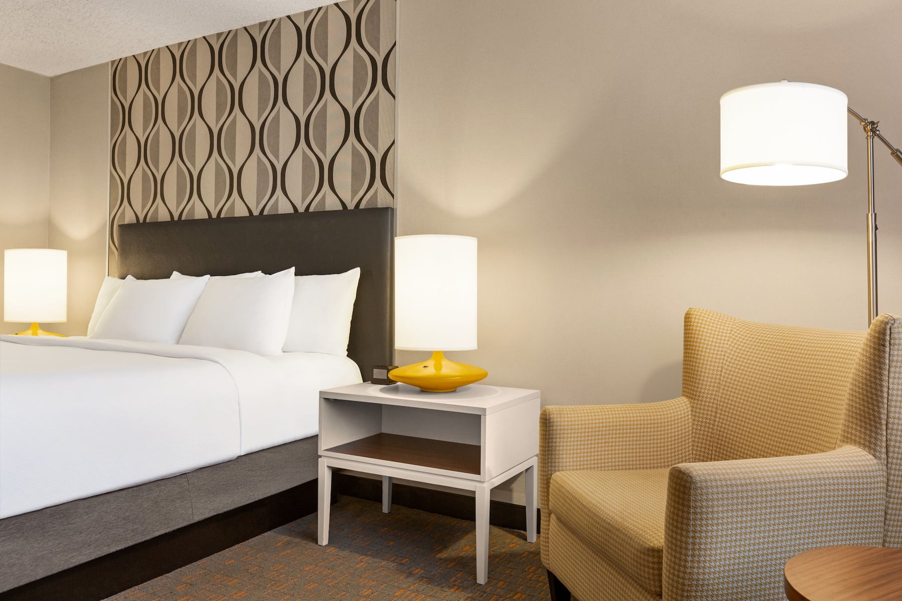 Guest room at the Wyndham Fort Smith City Center in Fort Smith, Arkansas
