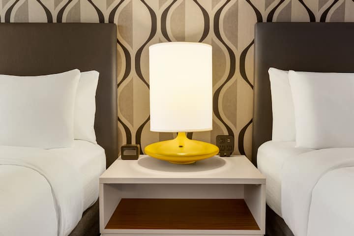 Guest room at the Wyndham Fort Smith City Center in Fort Smith, Arkansas
