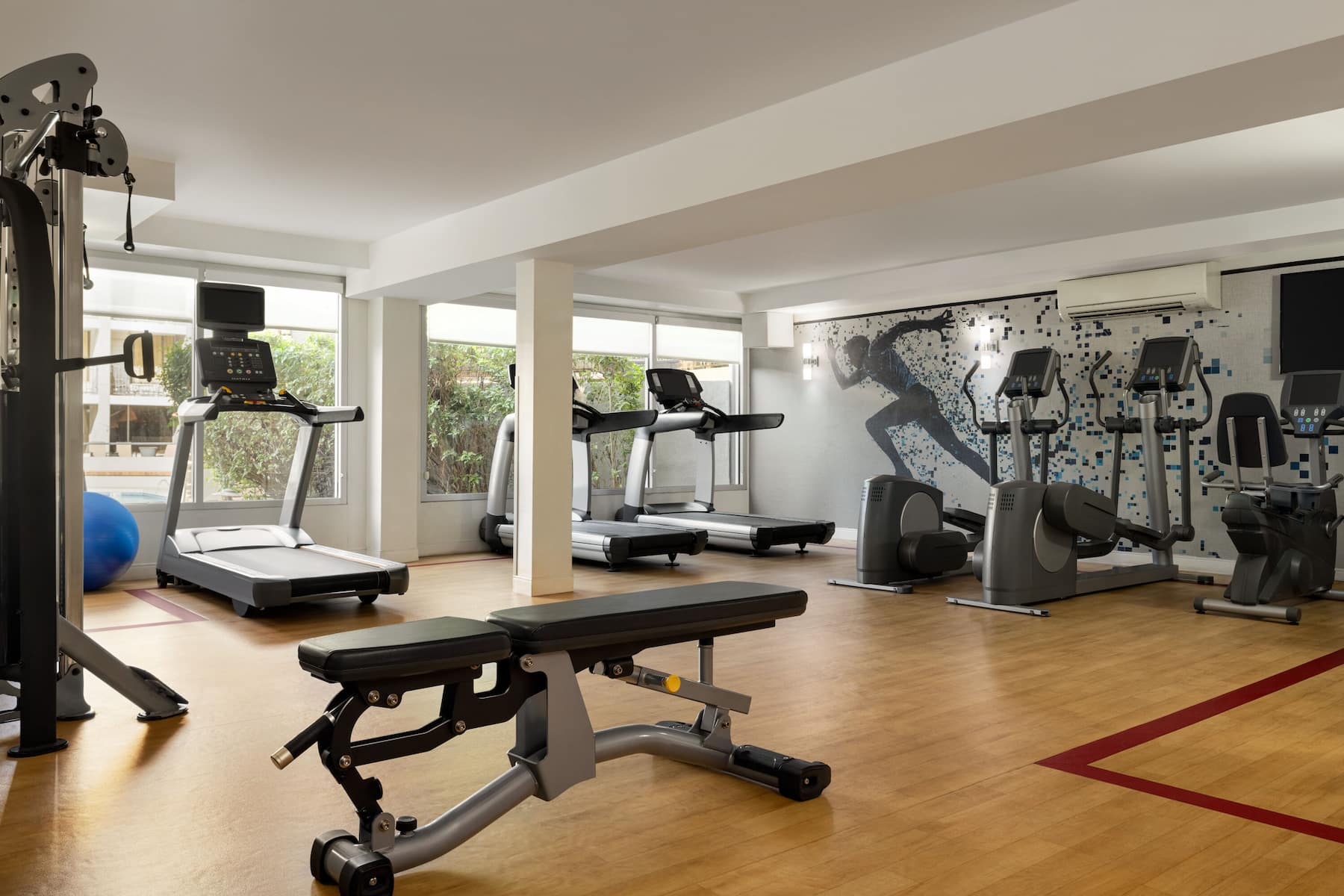 Fitness room at Wyndham Phoenix Airport/Tempe in Tempe, Arizona