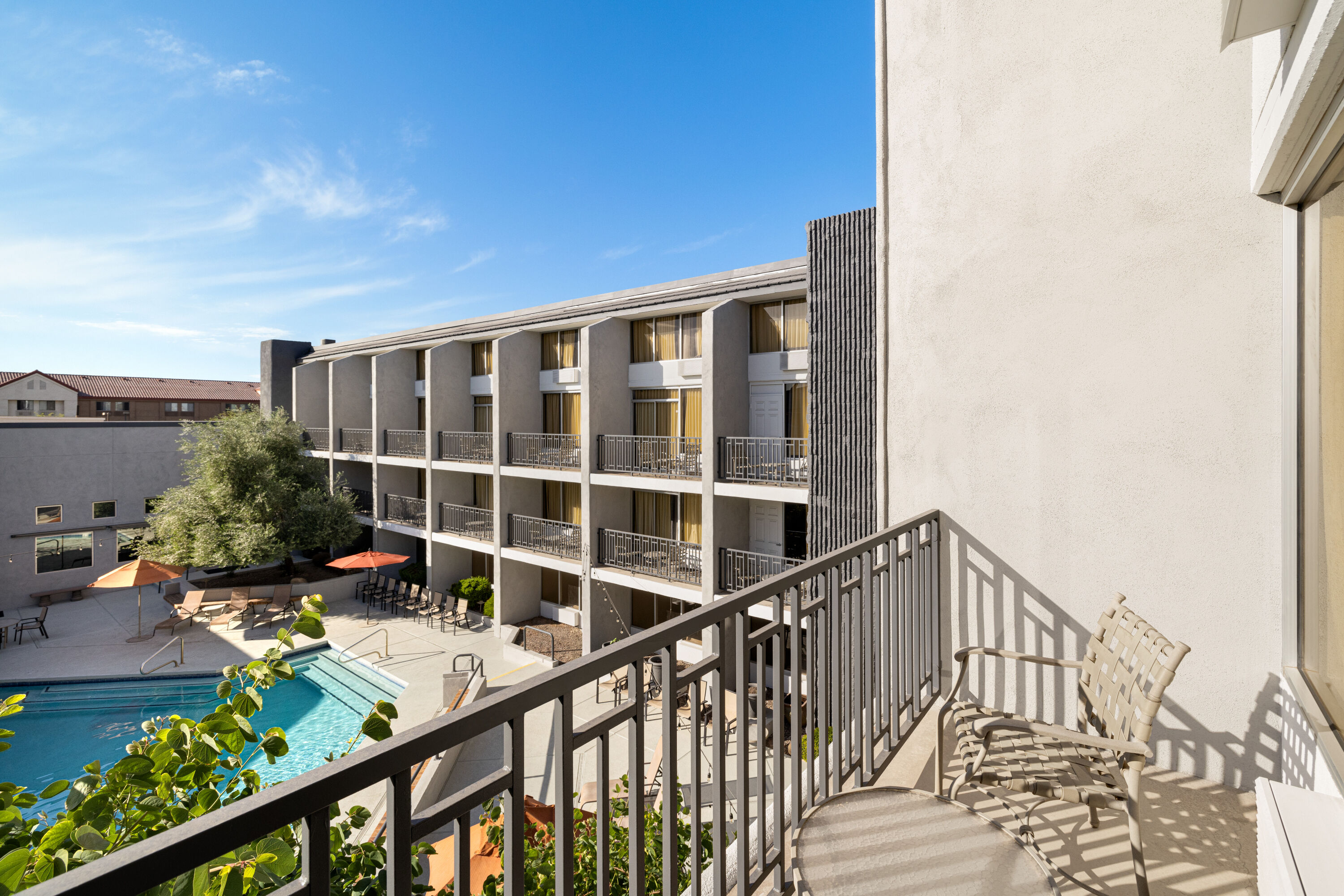Guest room at the Wyndham Phoenix Airport/Tempe in Tempe, Arizona