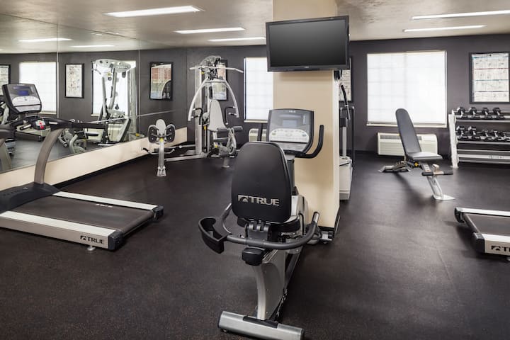 Fitness room at Wyndham Tucson Airport Hotel & Conference Center in Tucson, Arizona