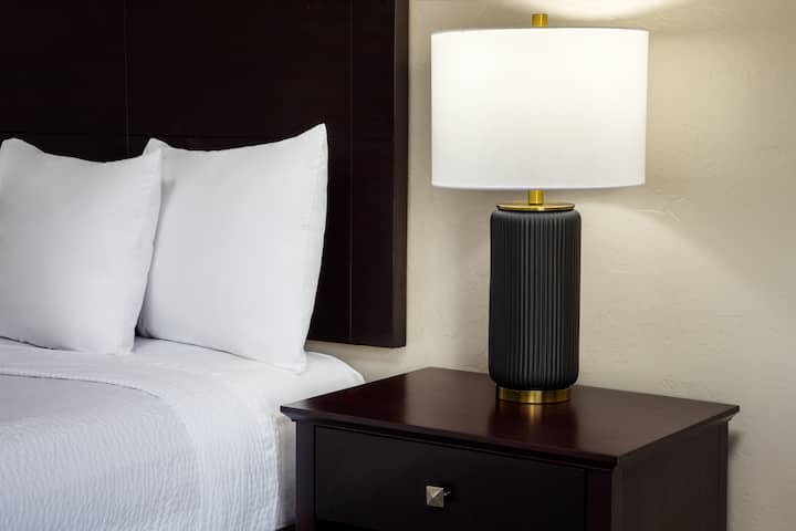 Guest room at the Wyndham Tucson Airport Hotel & Conference Center in Tucson, Arizona