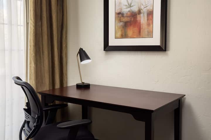 Guest room at the Wyndham Tucson Airport Hotel & Conference Center in Tucson, Arizona