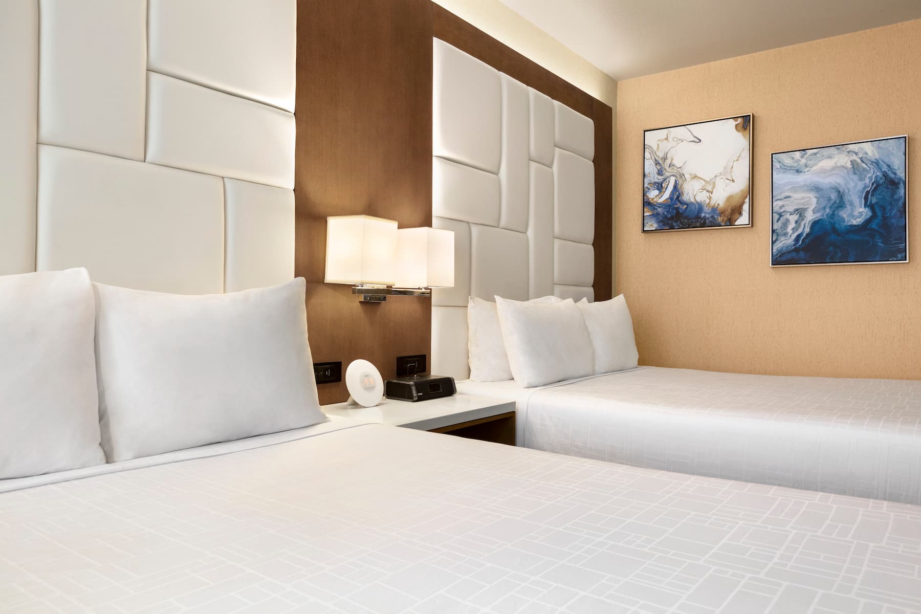 Guest room at the Wyndham Anaheim in Anaheim, California