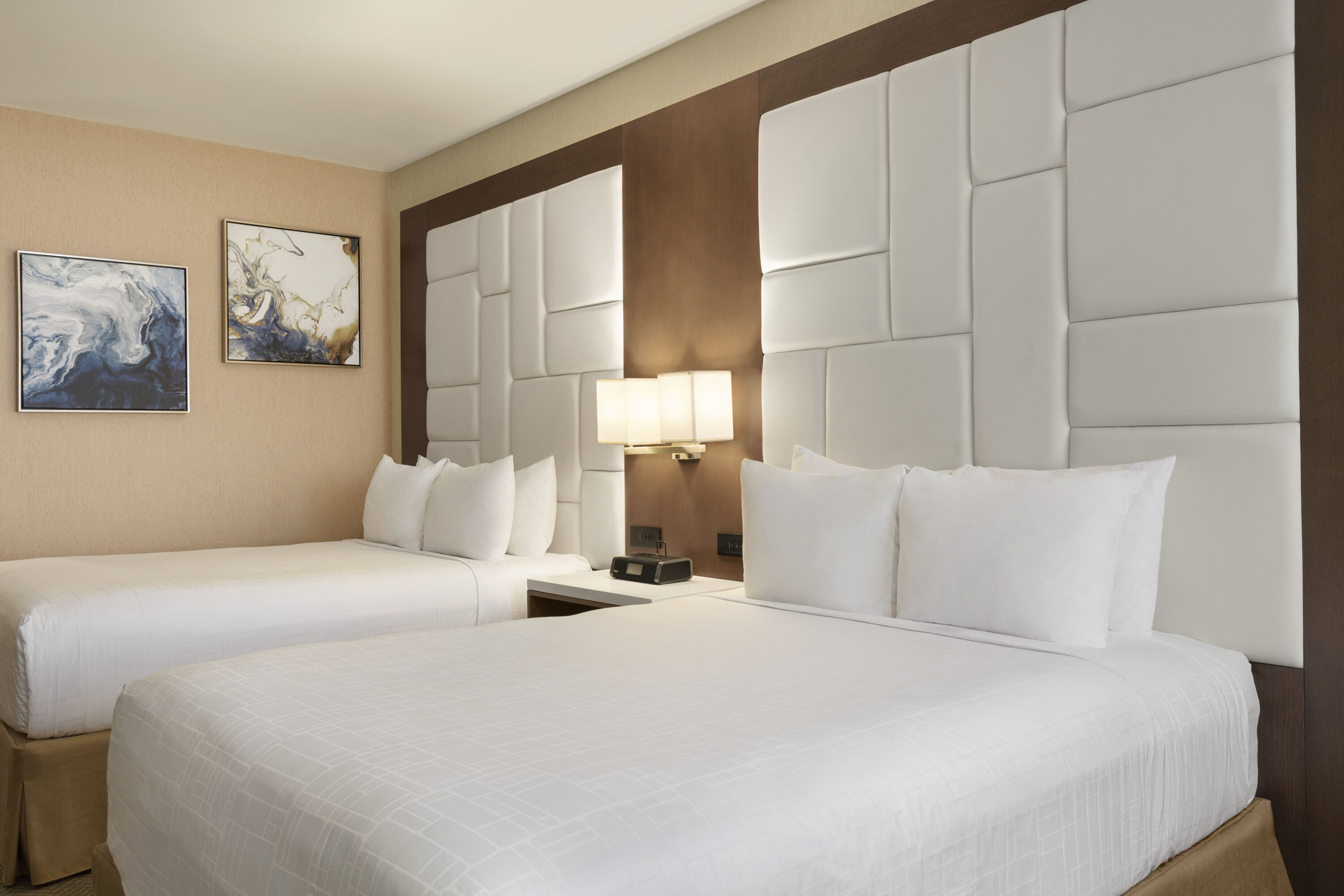 Guest room at the Wyndham Anaheim in Anaheim, California