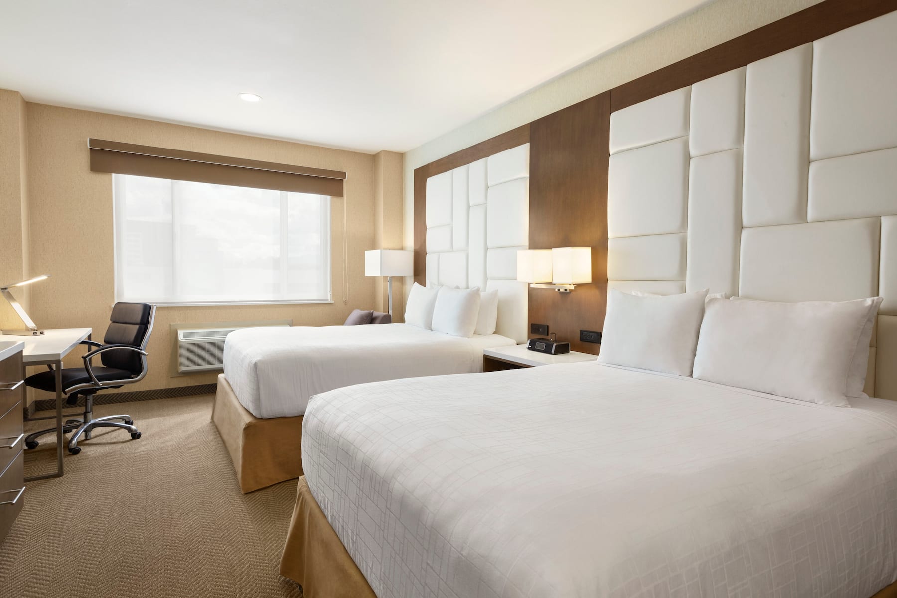Guest room at the Wyndham Anaheim in Anaheim, California