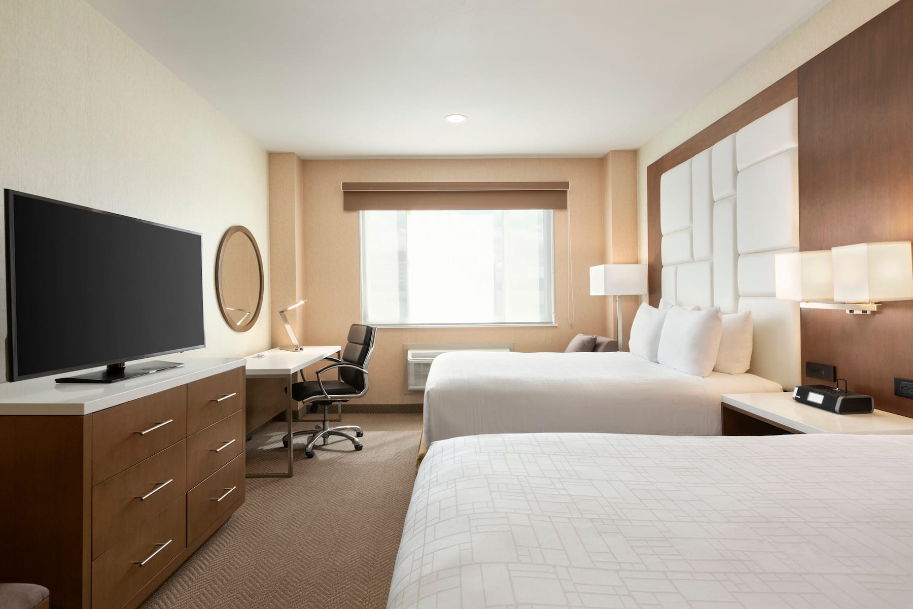 Guest room at the Wyndham Anaheim in Anaheim, California