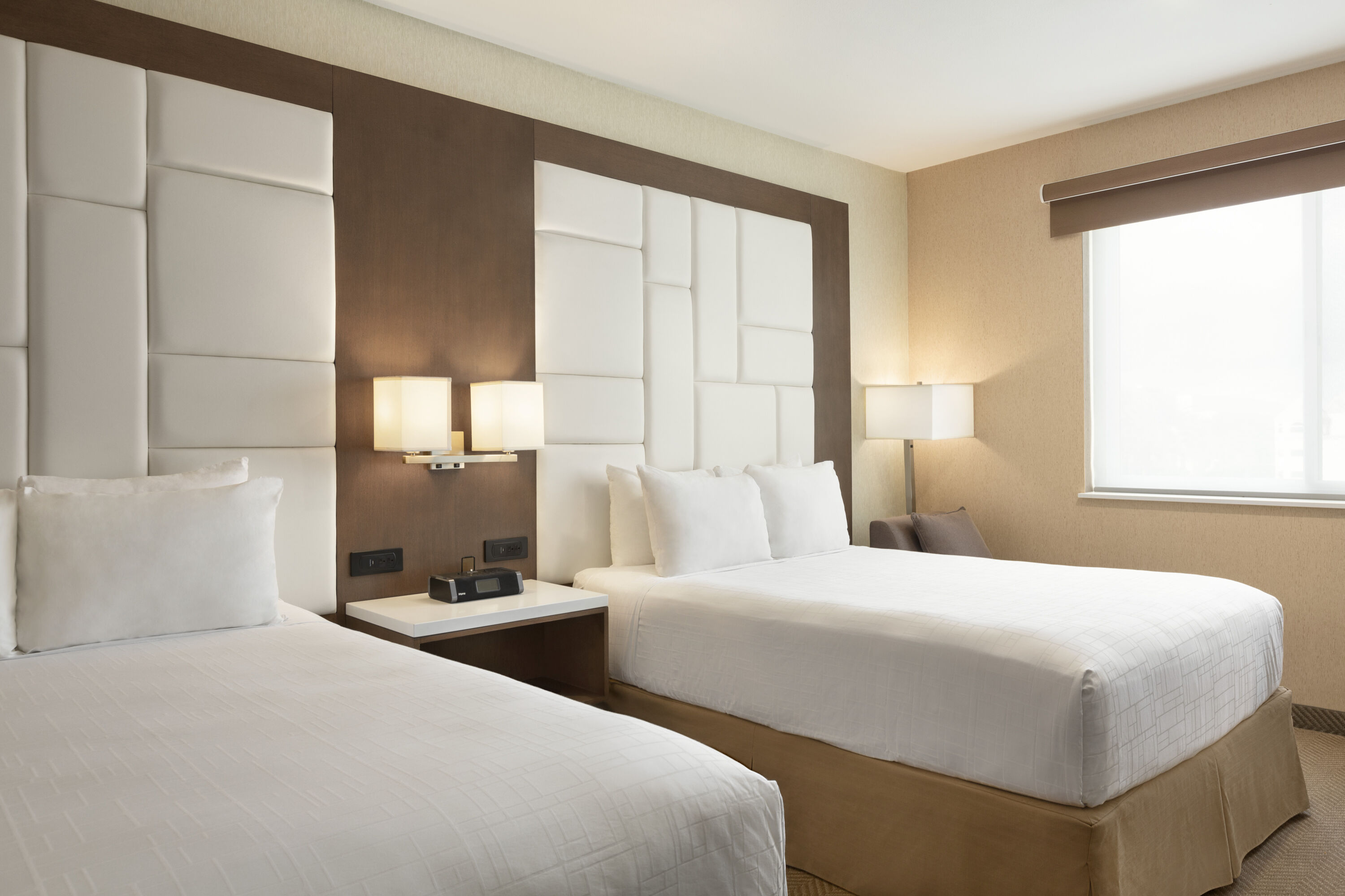 Guest room at the Wyndham Anaheim in Anaheim, California