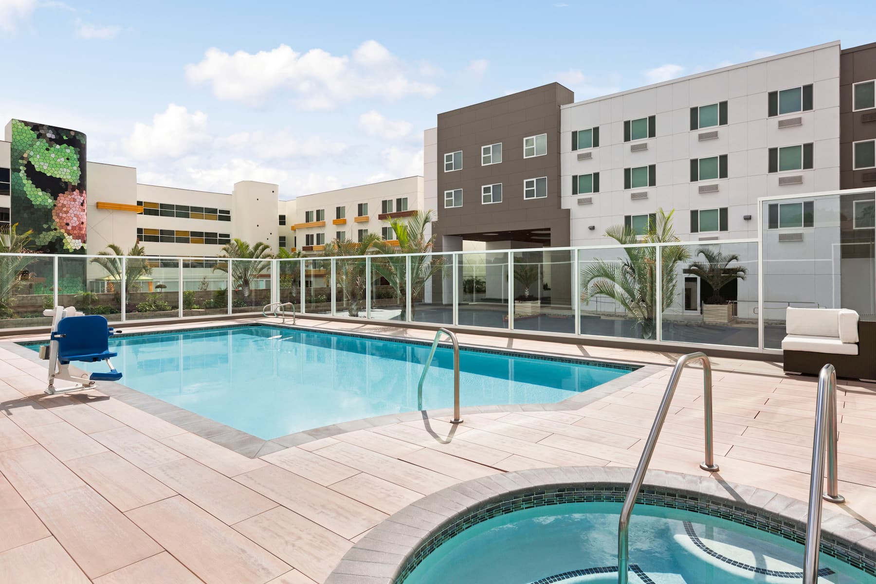 Pool at the Wyndham Anaheim in Anaheim, California